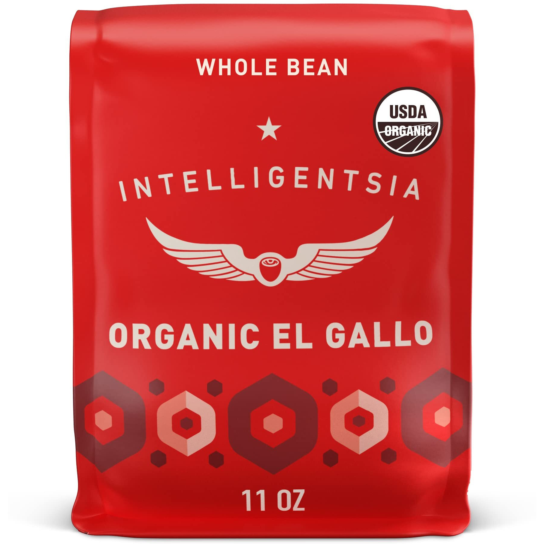 Intelligentsia Coffee, Light Roast Whole Bean Coffee - Organic El Gallo 11 Ounce Bag With Flavor Notes Of Milk Chocolate, Honey And Cola
