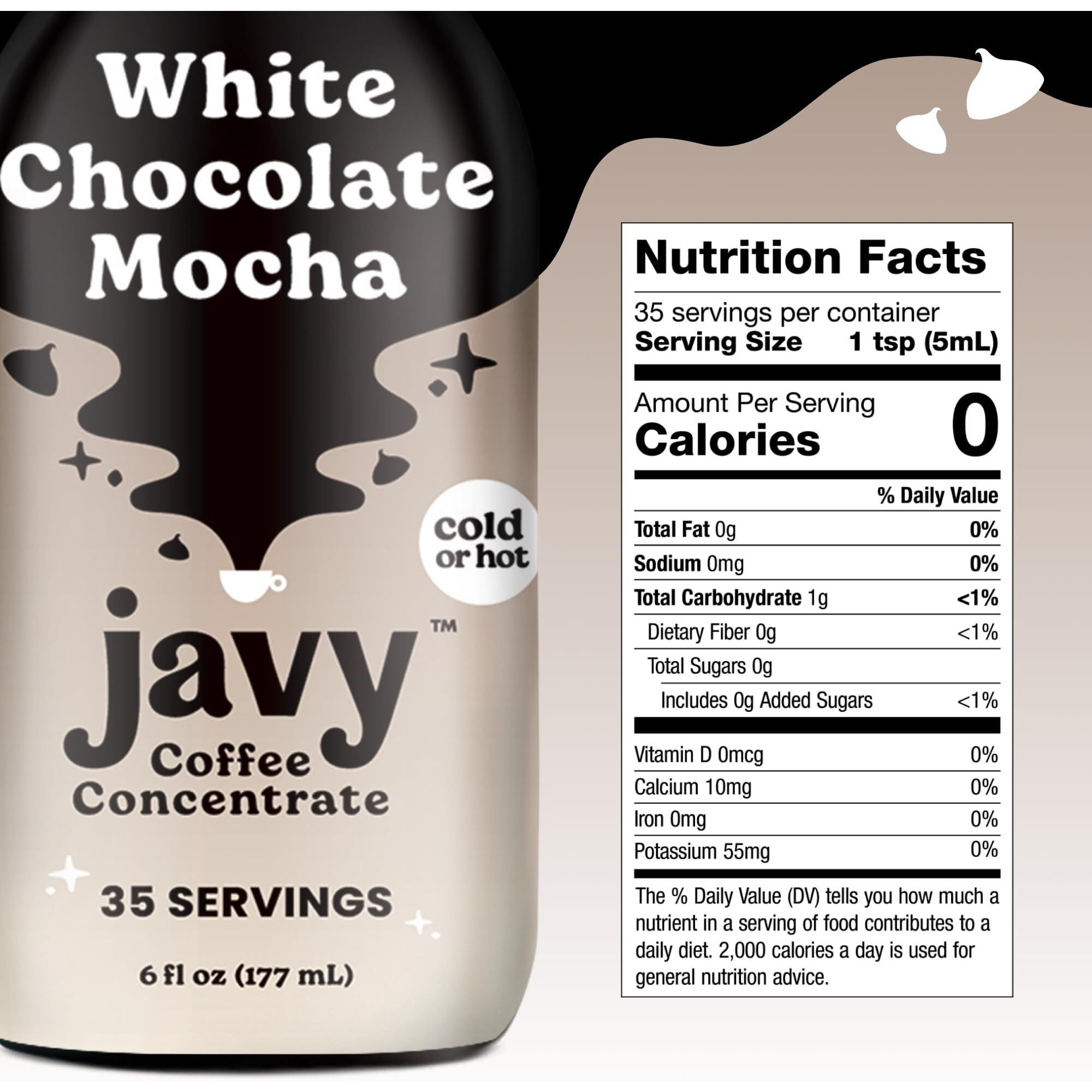 Javy Coffee Concentrate - Cold Brew Coffee, Perfect For Instant Iced Coffee, Cold Brewed Coffee And Hot Coffee, 35 Servings - 4 Pack Variety