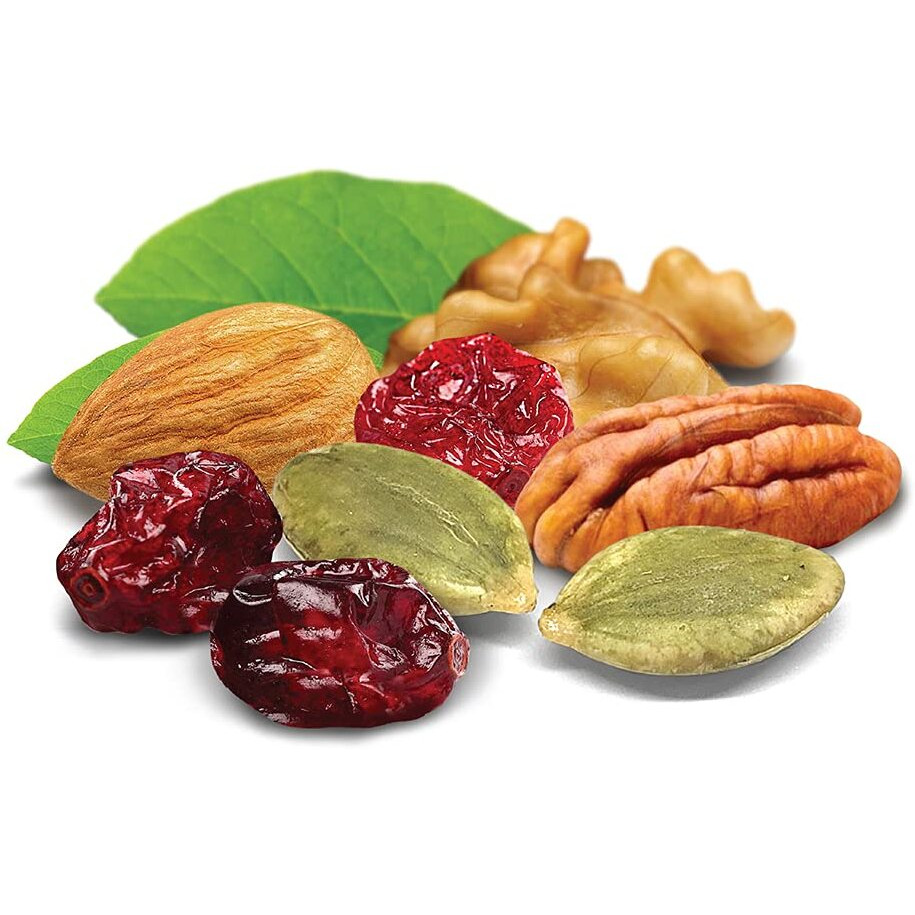 Nature's Garden Omega-3 Deluxe Mix - Power Up Omega Deluxe Trail Mix, Heart Healthy, Gluten Free, Antioxidant Rich, Cholesterol Free, Sodium Free, No Artificial Ingredients - 26 Oz Bag (Pack Of 3)