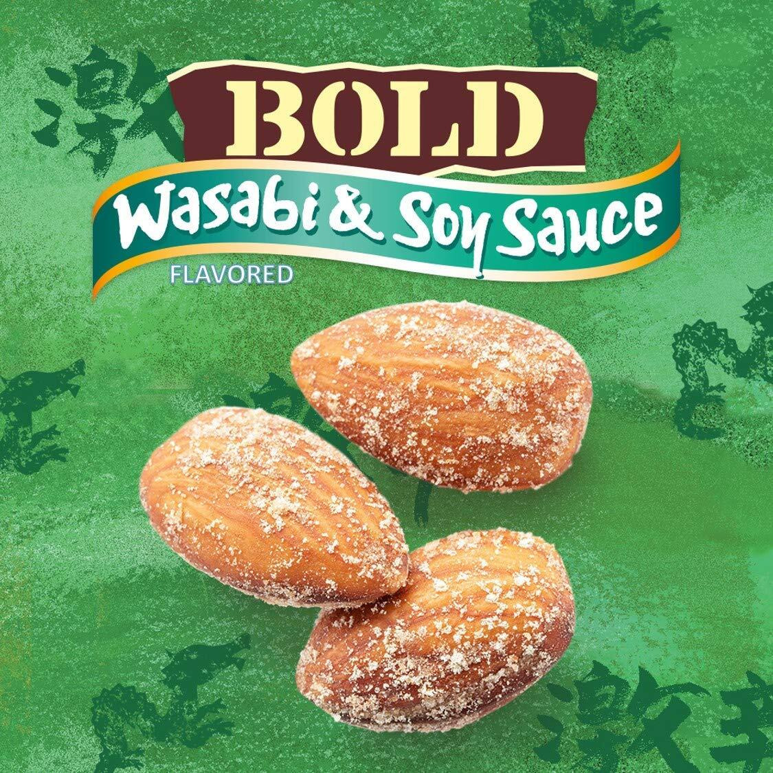Blue Diamond Almonds, Bold Snack Nut Flavored Wasabi And Soy Sauce Value Bag Great For Snacking And Cravings At Home, Office, Or On-The-Go, 19.2 Ounce Bag