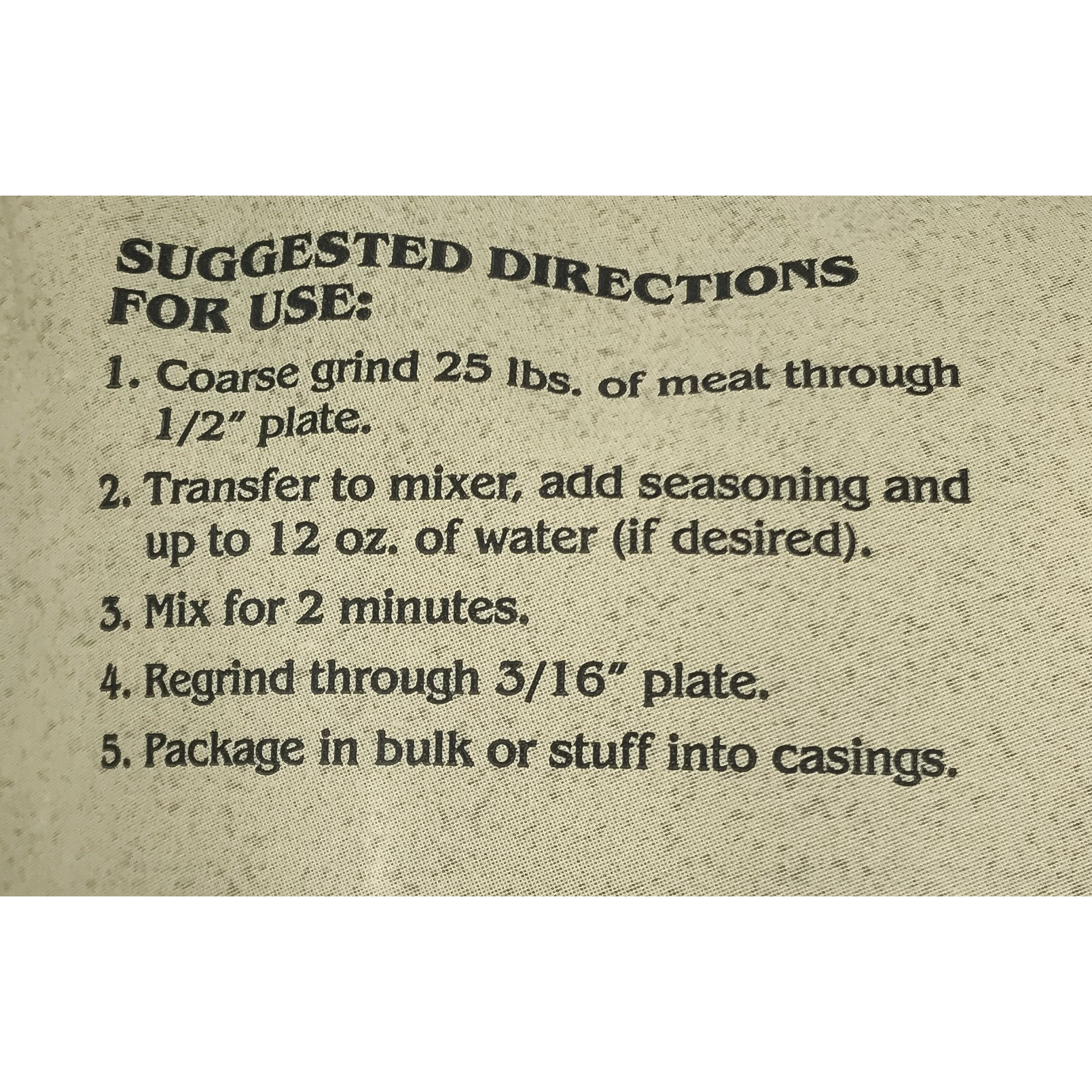 A.C. Legg Blend 10 Pork Sausage Seasoning, 2 Packs - 8 Ounce Each
