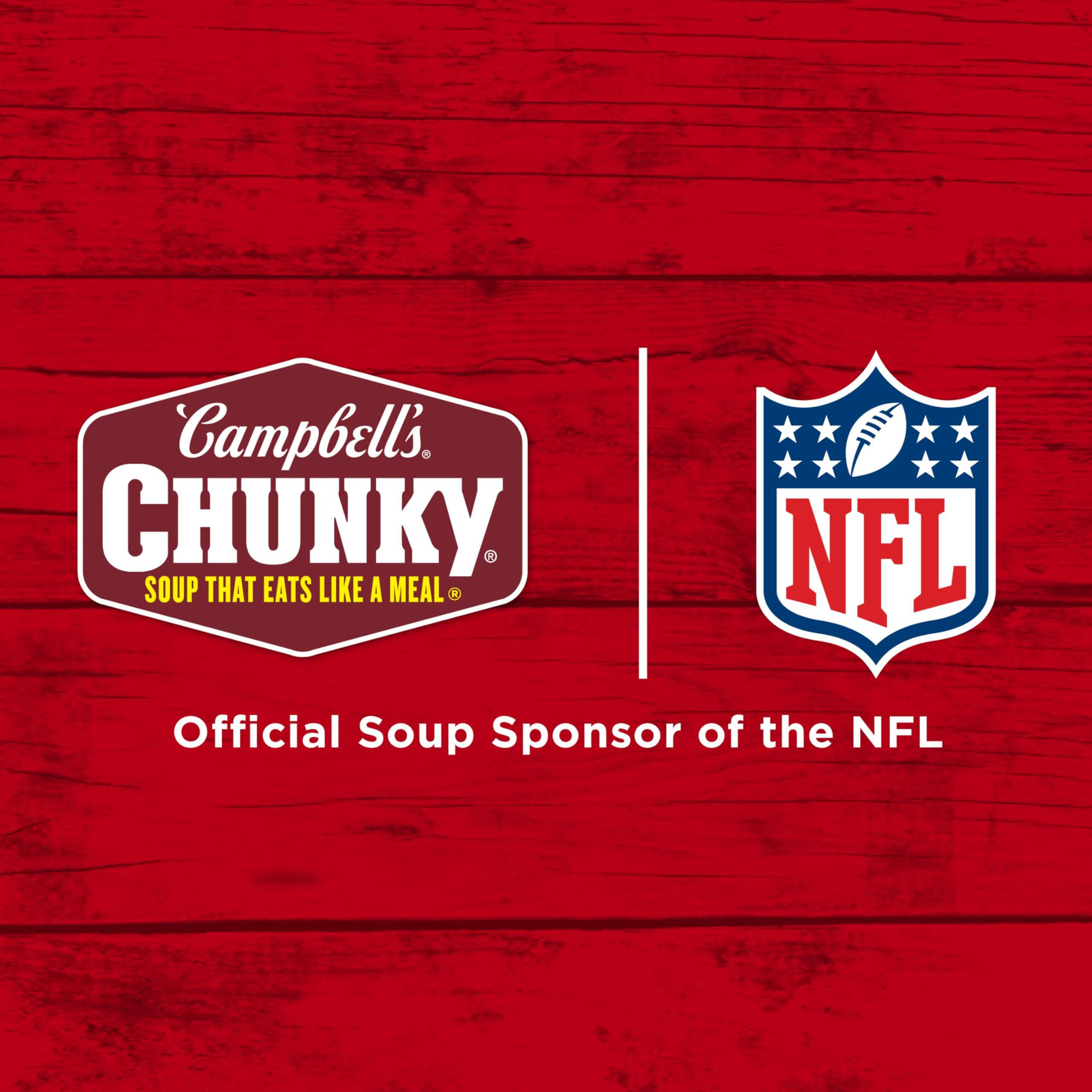 Campbell's Chunky Soup, Savory Chicken With White And Wild Rice Soup, 18.8 Oz Can (Case Of 12)