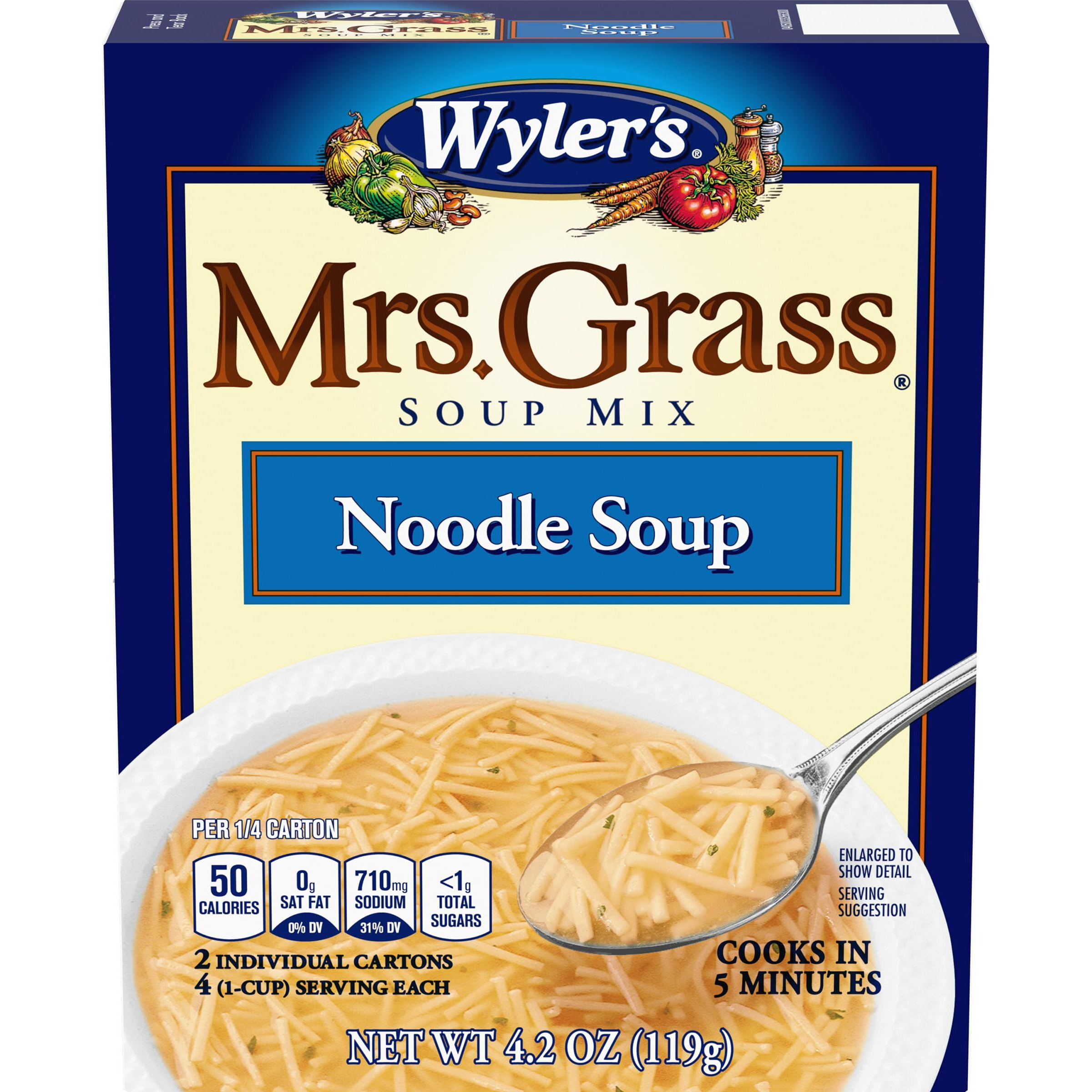 Mrs. Grass Soup Mix, Noodle, 4.2 Ounce (Pack Of 12)