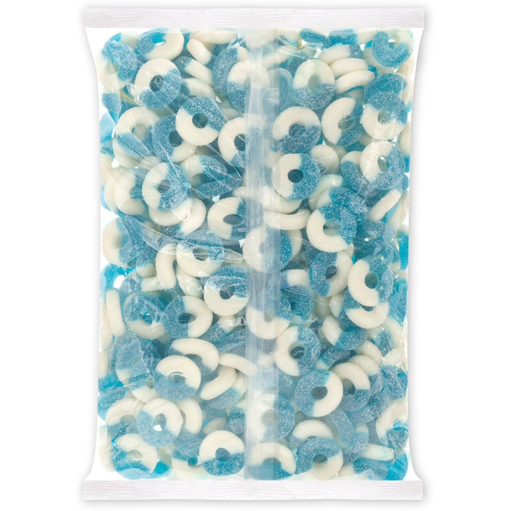 Albanese World's Best Gummi Blue Raspberry Rings, 4.5Lbs Of Candy