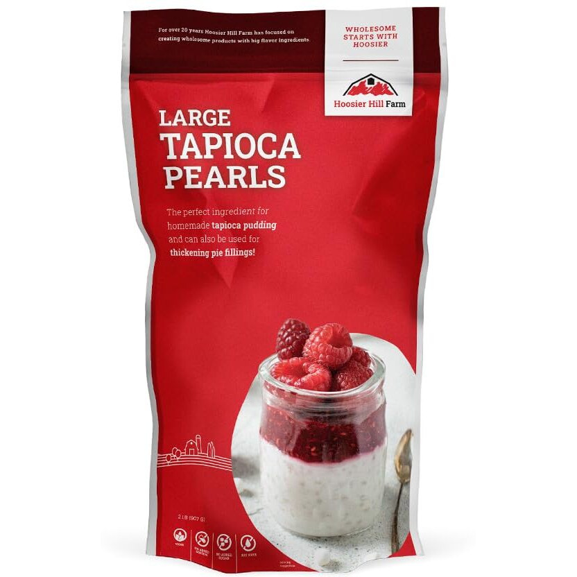 Hoosier Hill Farm Large Tapioca Pearls, 2Lb (Pack Of 1)