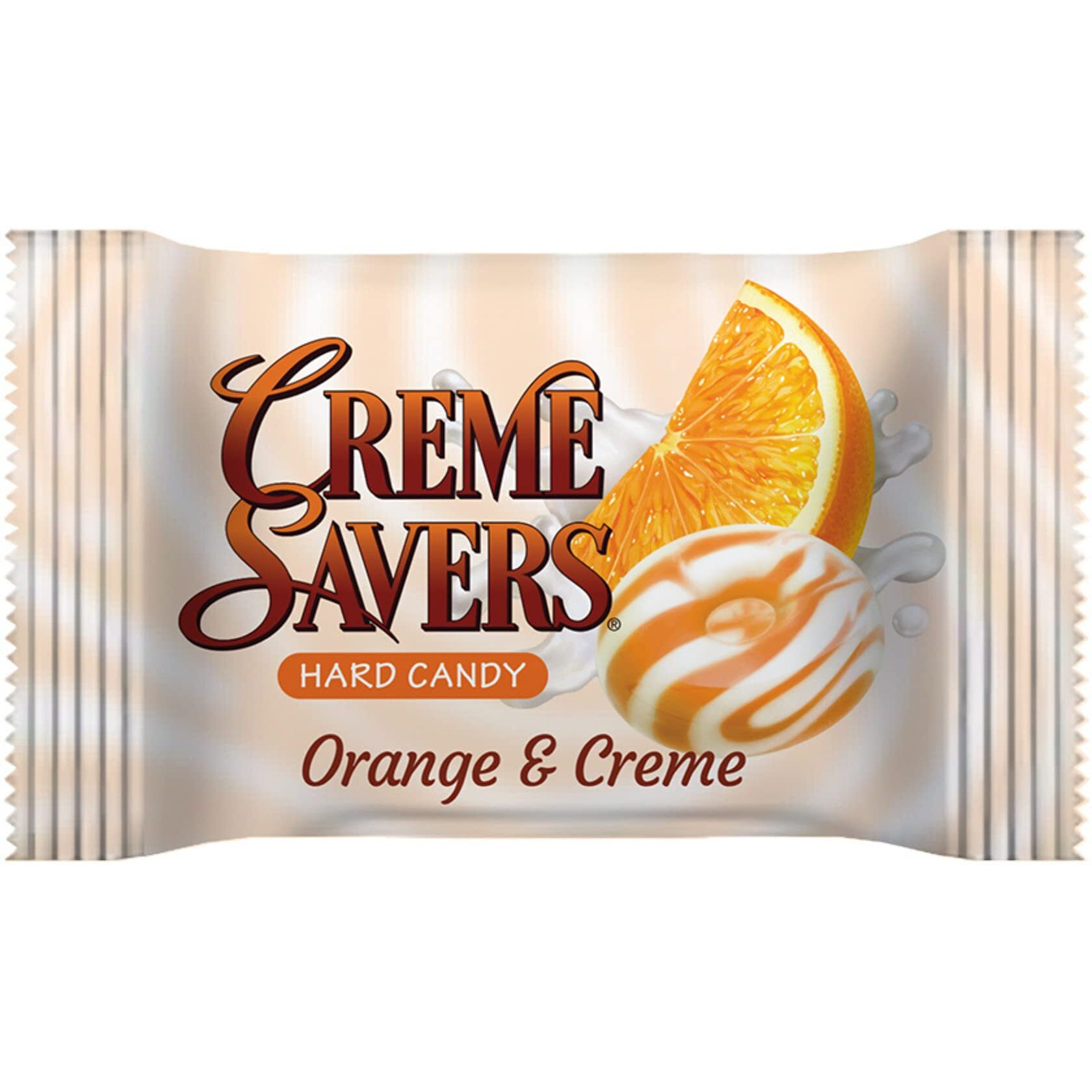 Creme Savers Orange And Creme Hard Candy | The Taste Of Fresh Orange Swirled In Rich Cream | The Original Classic Creme Savers Brought To You By Iconic Candy | 3Oz Bag (12 Count)