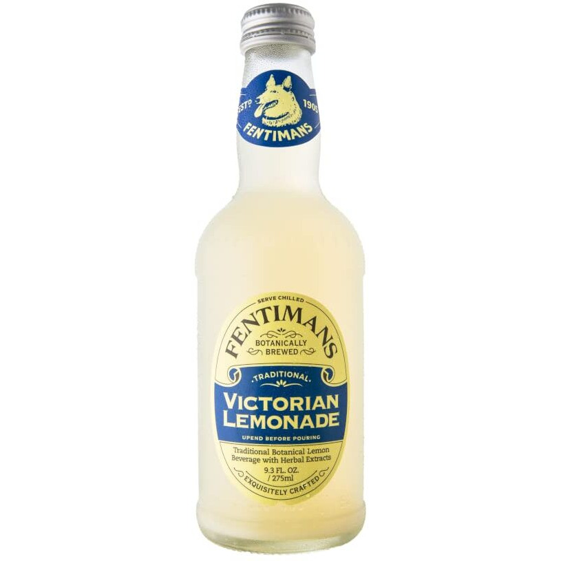 Fentimans Sparkling Victorian Lemonade - Sparkling Lemonade, Lemon Sparkling Water, Great Over Ice Or As Mixer, Natural Ingredients, Craft Soda, Botanically Brewed - 9.3 Fl Oz (Pack Of 4)
