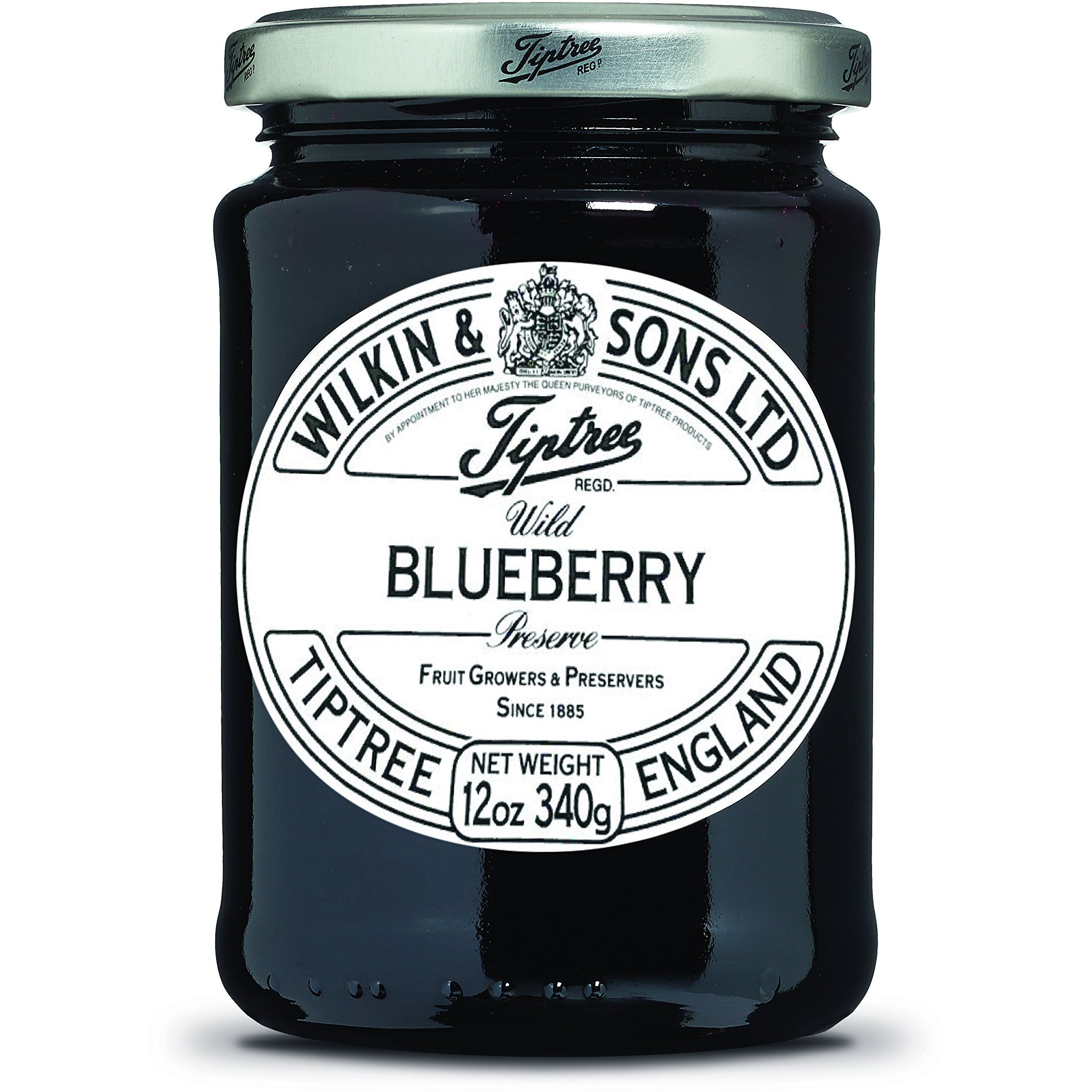 Tiptree Wild Blueberry Preserve, 12 Ounce Jars (Pack Of 2)