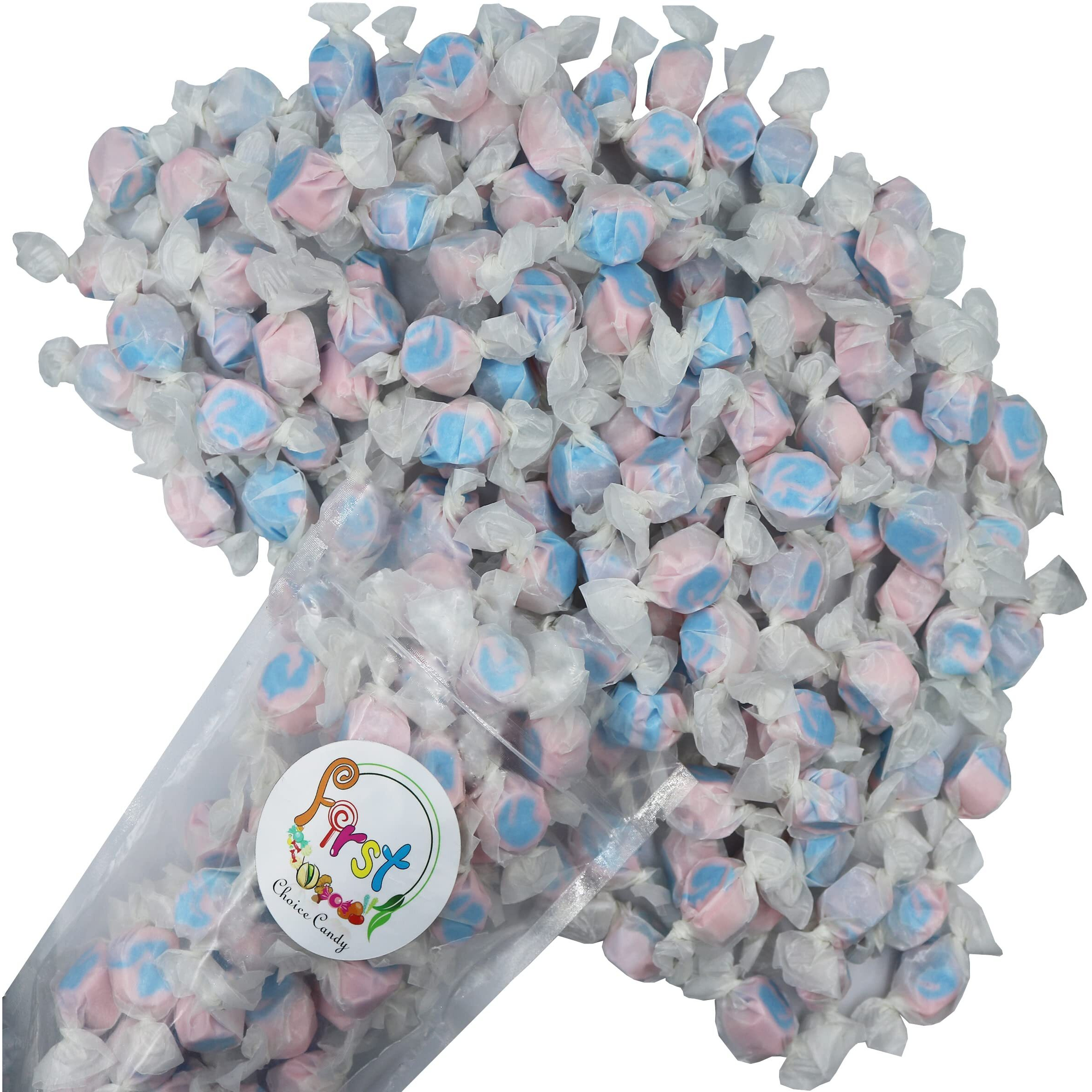 All Flavor Gourmet Saltwater Taffy (Cotton Candy, 2 Lb)