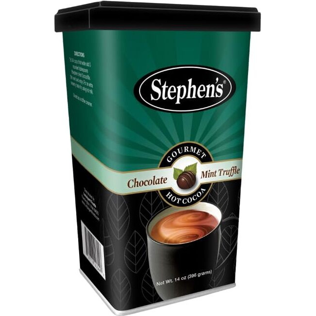 Stephen's Gourmet Hot Cocoa, Mint Truffle, 14 Oz (Pack Of 3)
