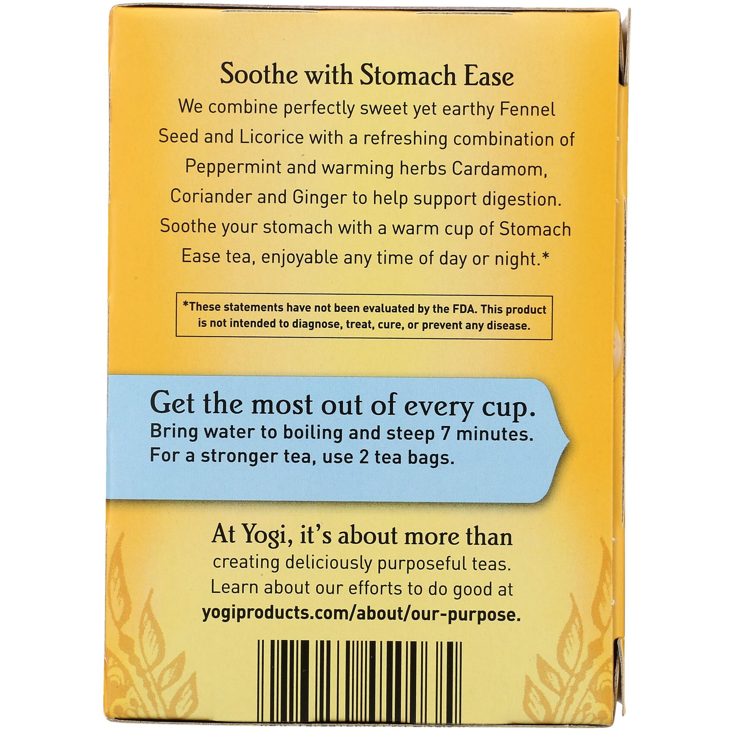 Yogi Tea, Stomach Ease, 16 Count