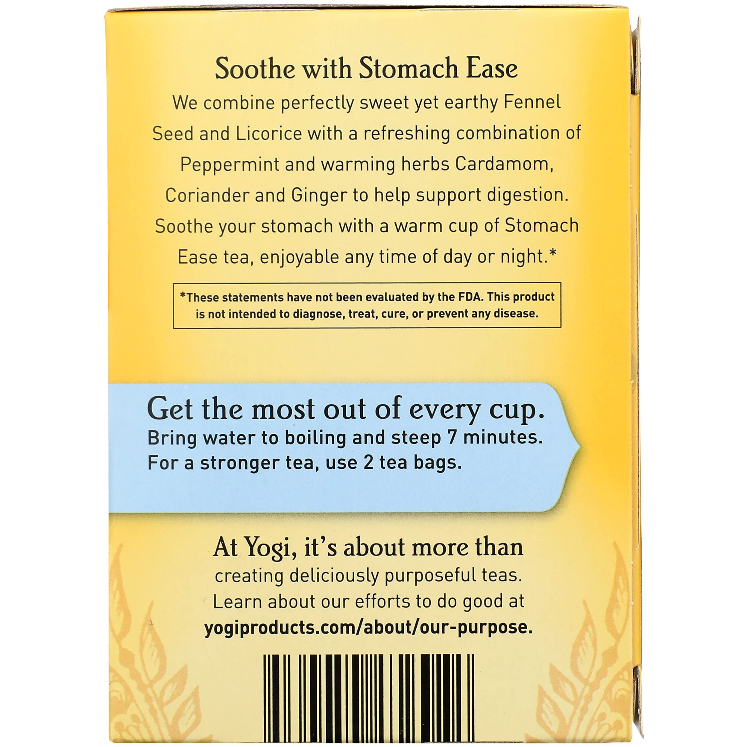 Yogi Tea, Stomach Ease, 16 Count
