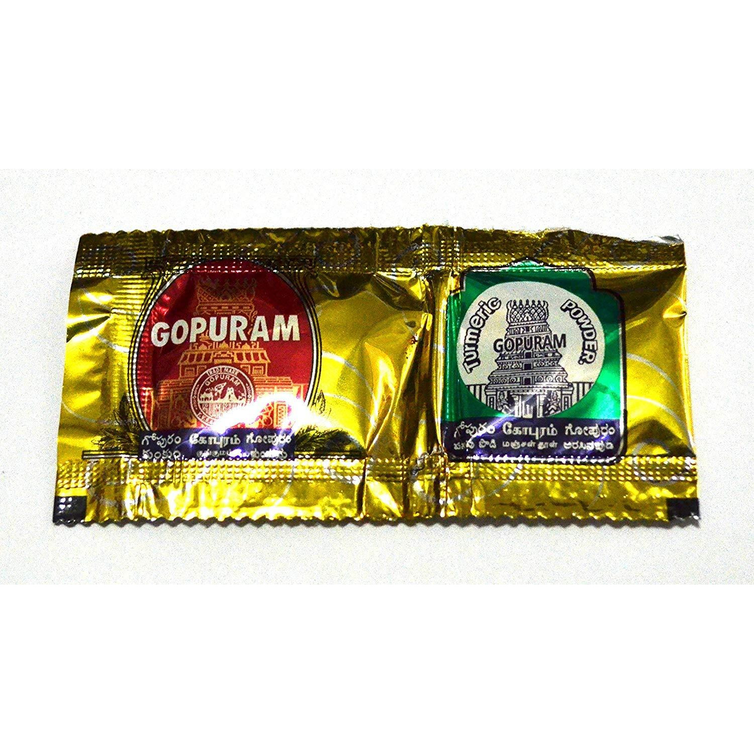 Gopuram Turmeric And Kumkum Combo - 50 Packets