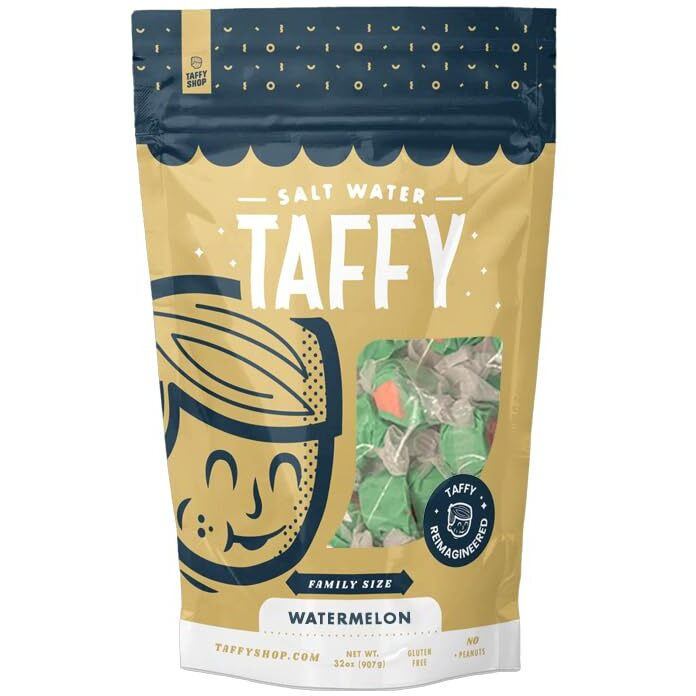 Taffy Shop Wild Watermelon Salt Water Taffy - 2 Lb Bag