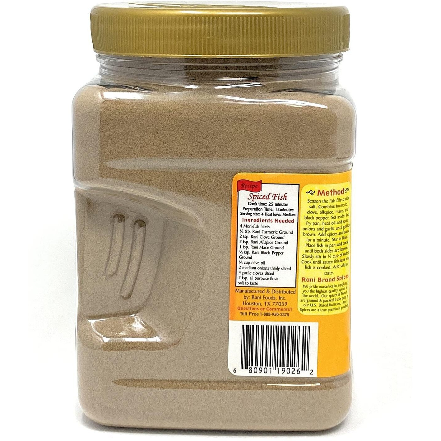 Rani Black Pepper Fine Powder 80 Mesh 16Oz (1Lb) 454G Pet Jar ~ All Natural | Vegan | Gluten Friendly | Non-Gmo | Kosher | Product Of Vietnam