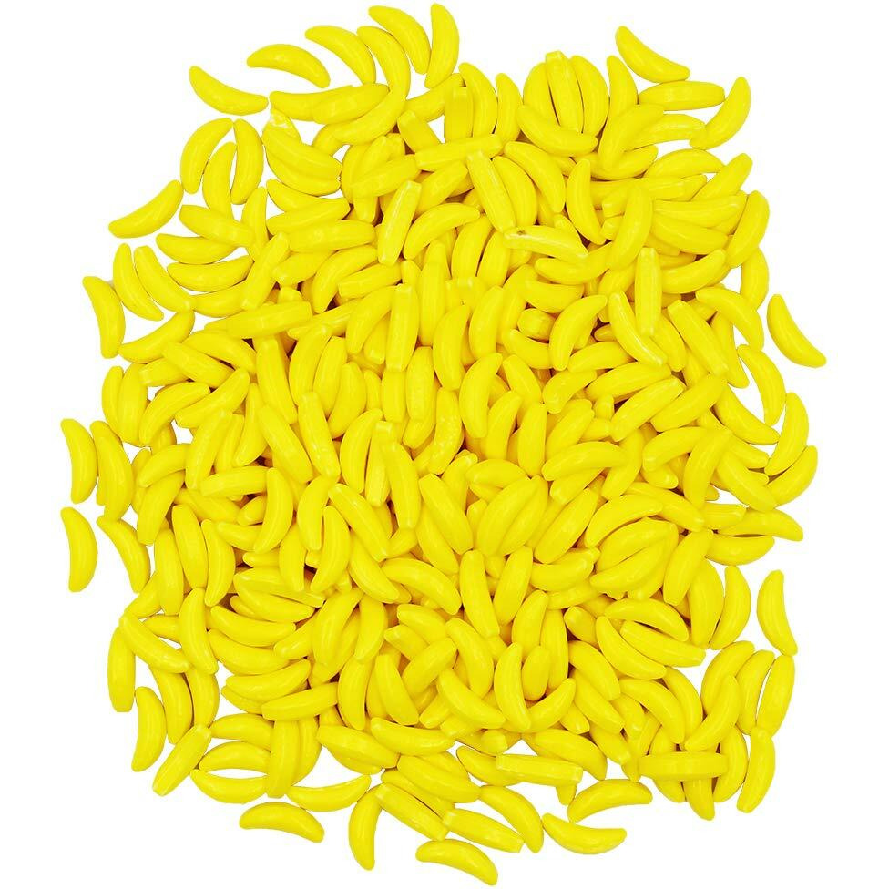 Fruidles Bananarama Banana Candy Runts, Hard Candy Treats, Kosher Certified, Family Size Party Bag (Yellow Banana Runts, 2 Pounds)
