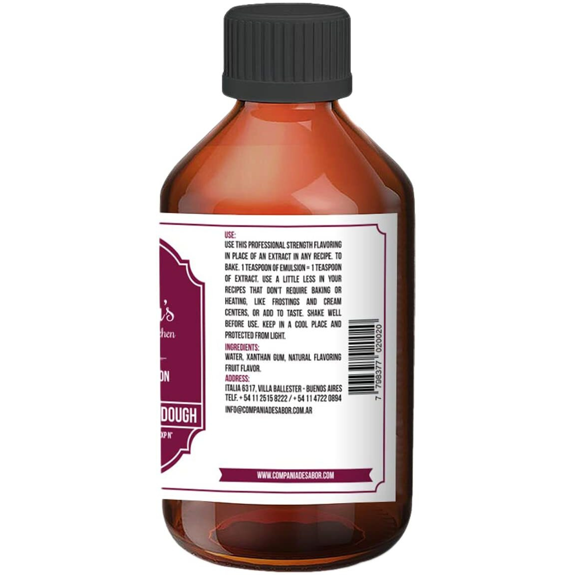 Gusteau's - Buttery Sweet Dough Flavor Emulsion, 4 Fl Oz (100Ml) Alcohol Free, Sugar Free, Kosher (Buttery Sweet Dough)