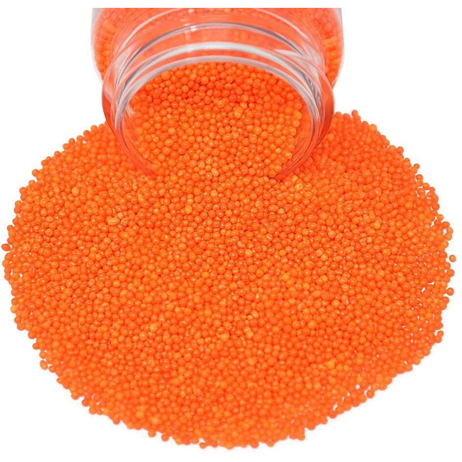 Mystic Sprinkles Solid Color Nonpareils 3.8Oz Bottle (Only Orange)