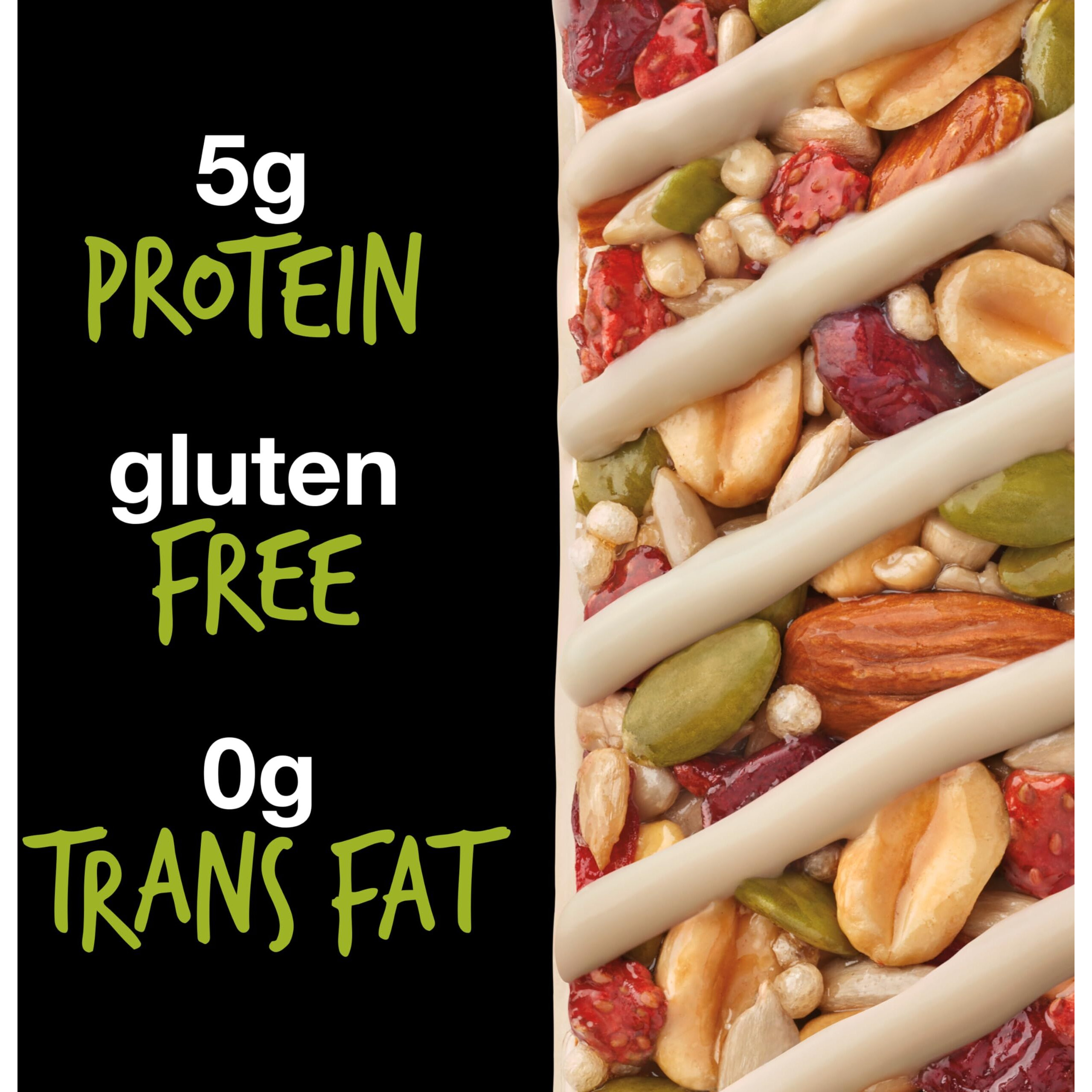 Kind Seeds Fruit & Nuts Snack Bar, Strawberry Sunflower Seed | 5G Protein, High Fiber, Gluten Free Bars, 1.4 Oz, 12 Count