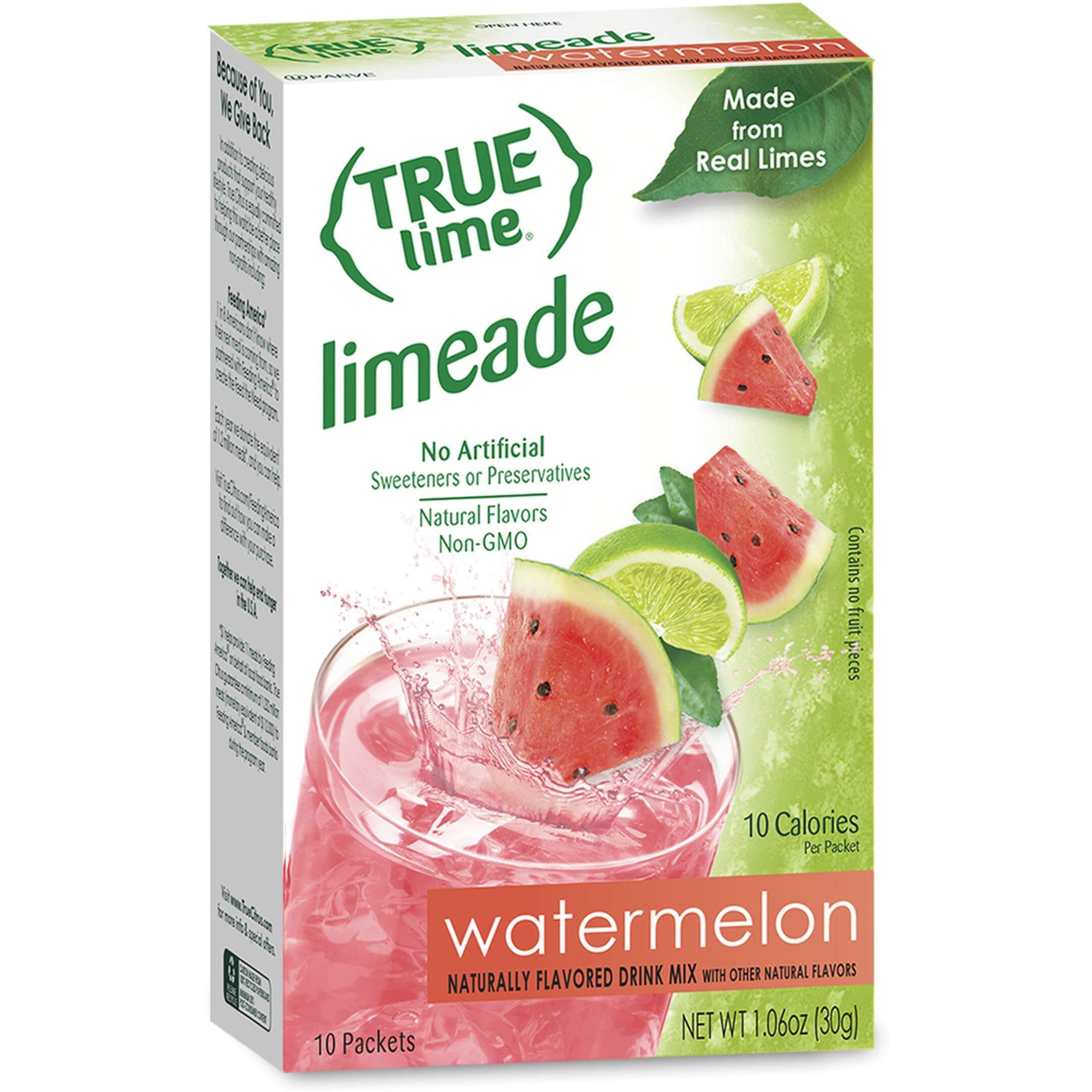 True Lime Watermelon Limeade, 10 Ct - 3 Pack