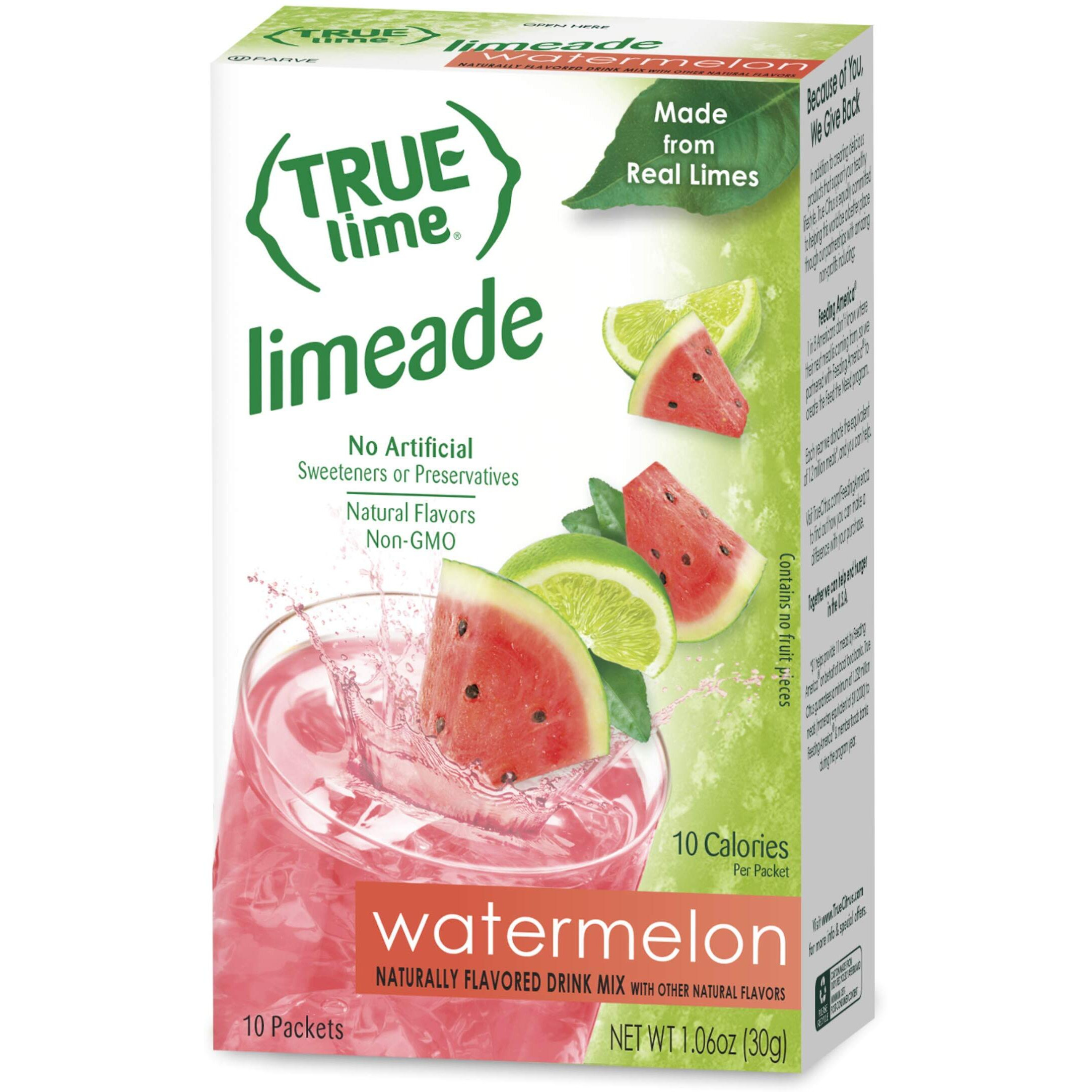 True Lime Watermelon Limeade, 10 Ct - 3 Pack