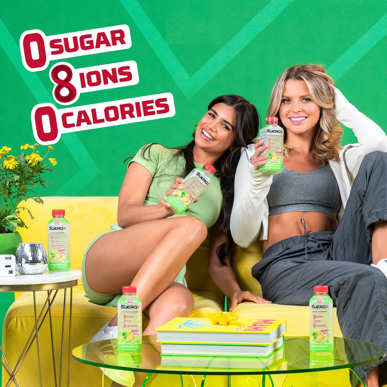 Suerox Zero Sugar Electrolyte Drink For Hydration And Recovery, Unique Blend Of Electrolytes & 8 Ions, Zero Calorie Sports Drink, 21.3 Fl Oz, Party Pack, 12 Count