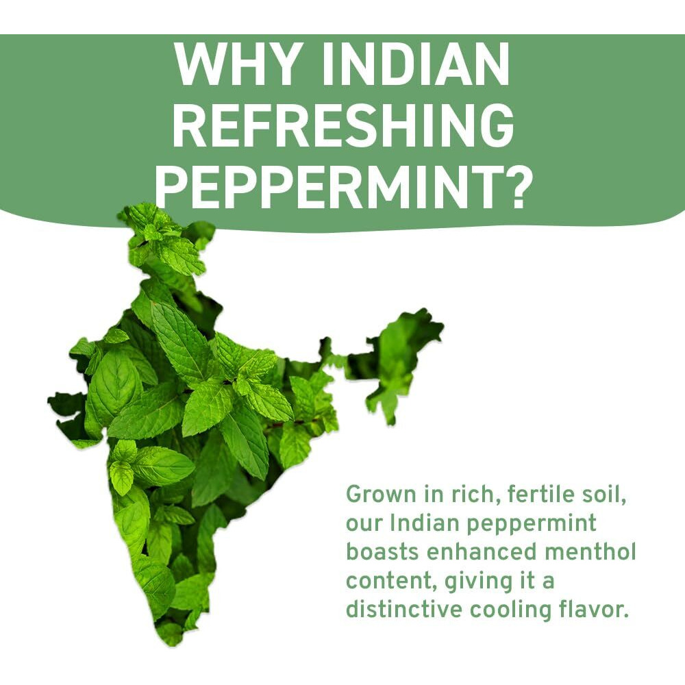 Handpick, Peppermint Tea, Eco-Conscious Tea Bags - 100 Count | Caffeine Free, Non-Gmo | Minty, Fresh & Cool Flavor | Direct From Source