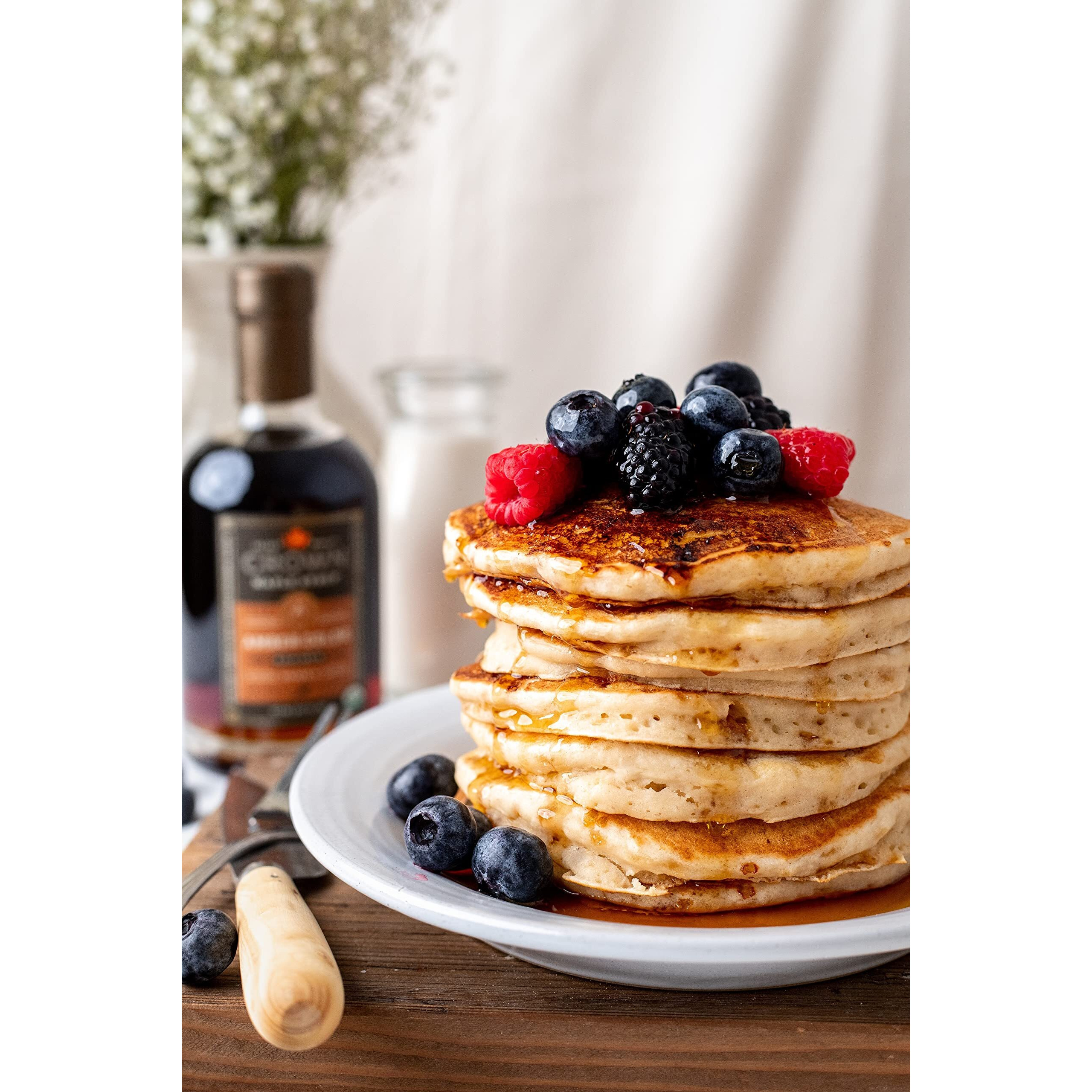 Crown Maple Organic Grade A Maple Syrup, Amber, 128 Fl. Oz (Pack Of 1)