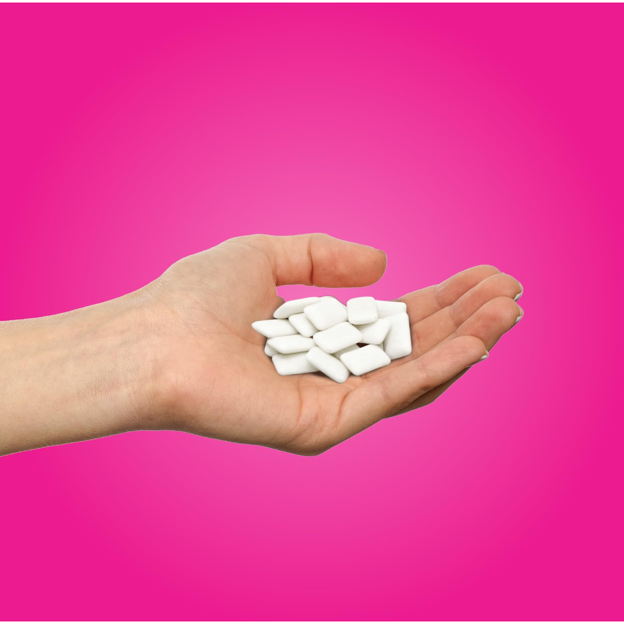 Pur Gum | Aspartame Free Chewing Gum | 100% Xylitol | Natural Pomegranate Mint Flavored Gum, 55 Pieces (Pack Of 6)
