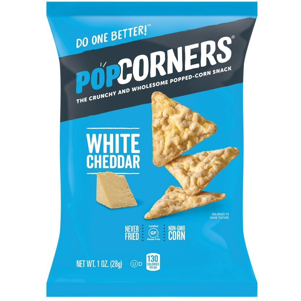 Popcorners Snacks Variety Pack | Gluten Free Chips Snack Packs | Kettle Corn, White Cheddar, Sea Salt | 1 Ounce (Pack Of 18)