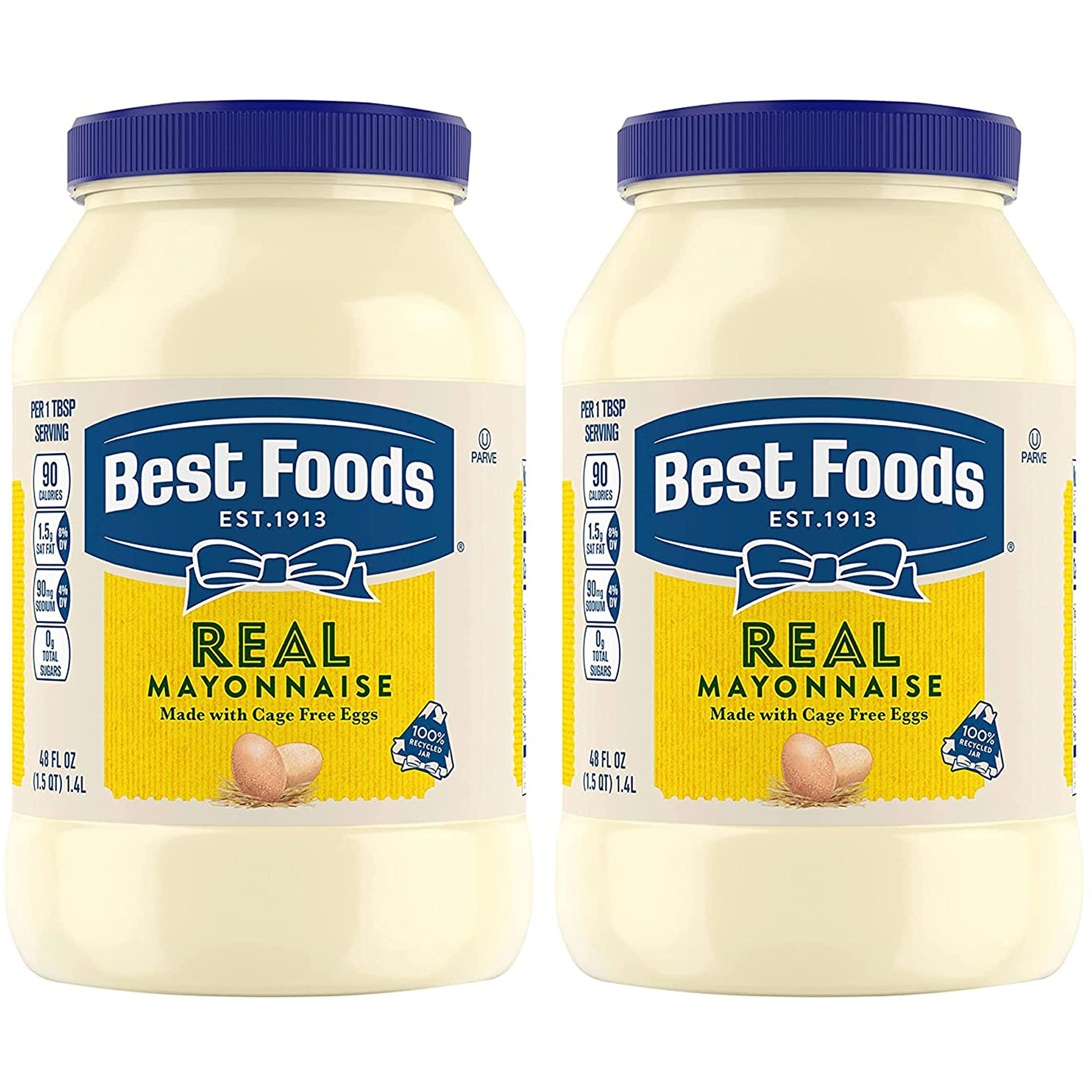 Best Foods Real Mayonnaise Gluten Free 48 Oz Twin Pack