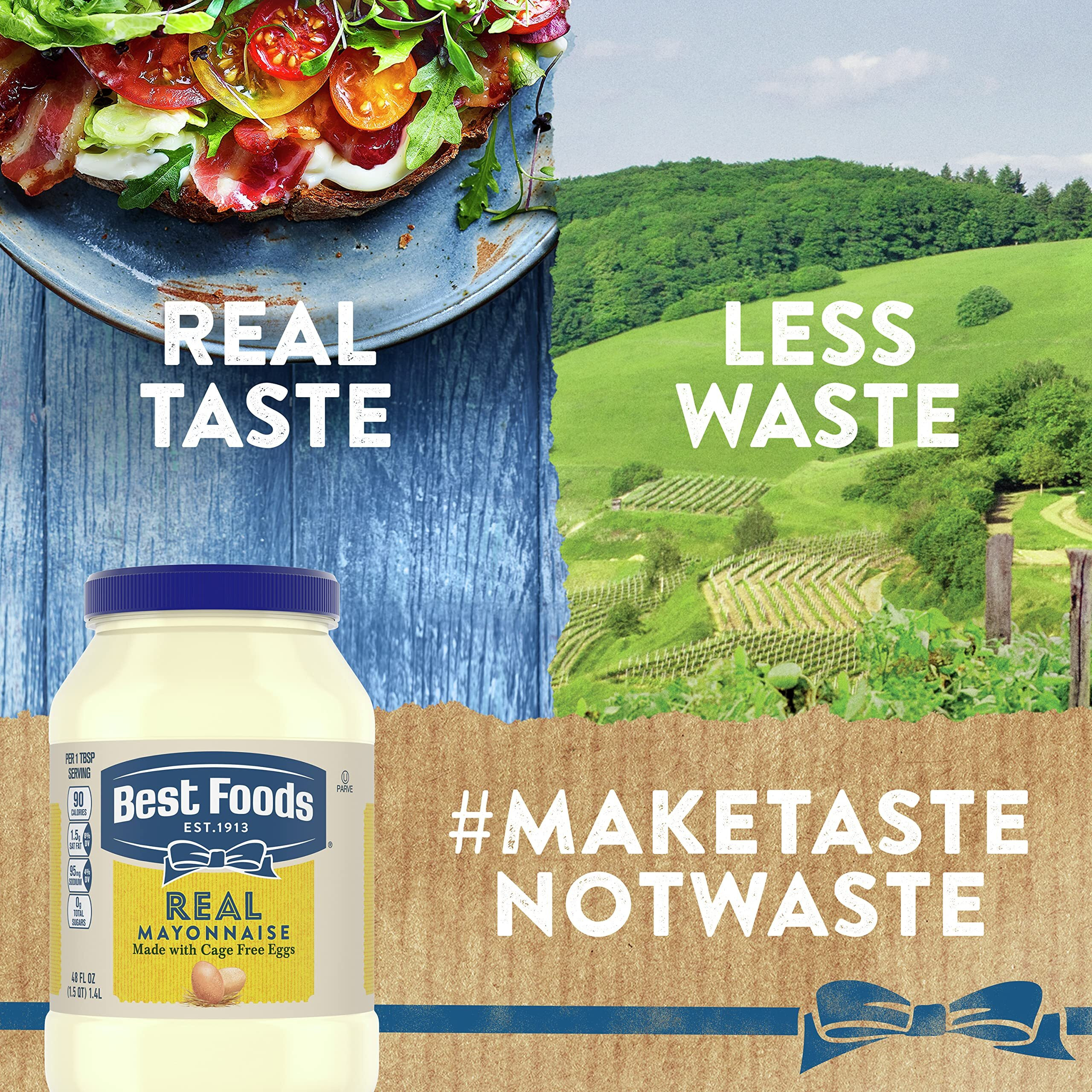 Best Foods Real Mayonnaise Gluten Free 48 Oz Twin Pack