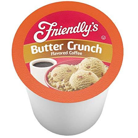 Friendly's Flavored Ice Cream Coffee Pods, Compatible With Keurig K Cup Brewers (Butter Crunch, 40 Count)