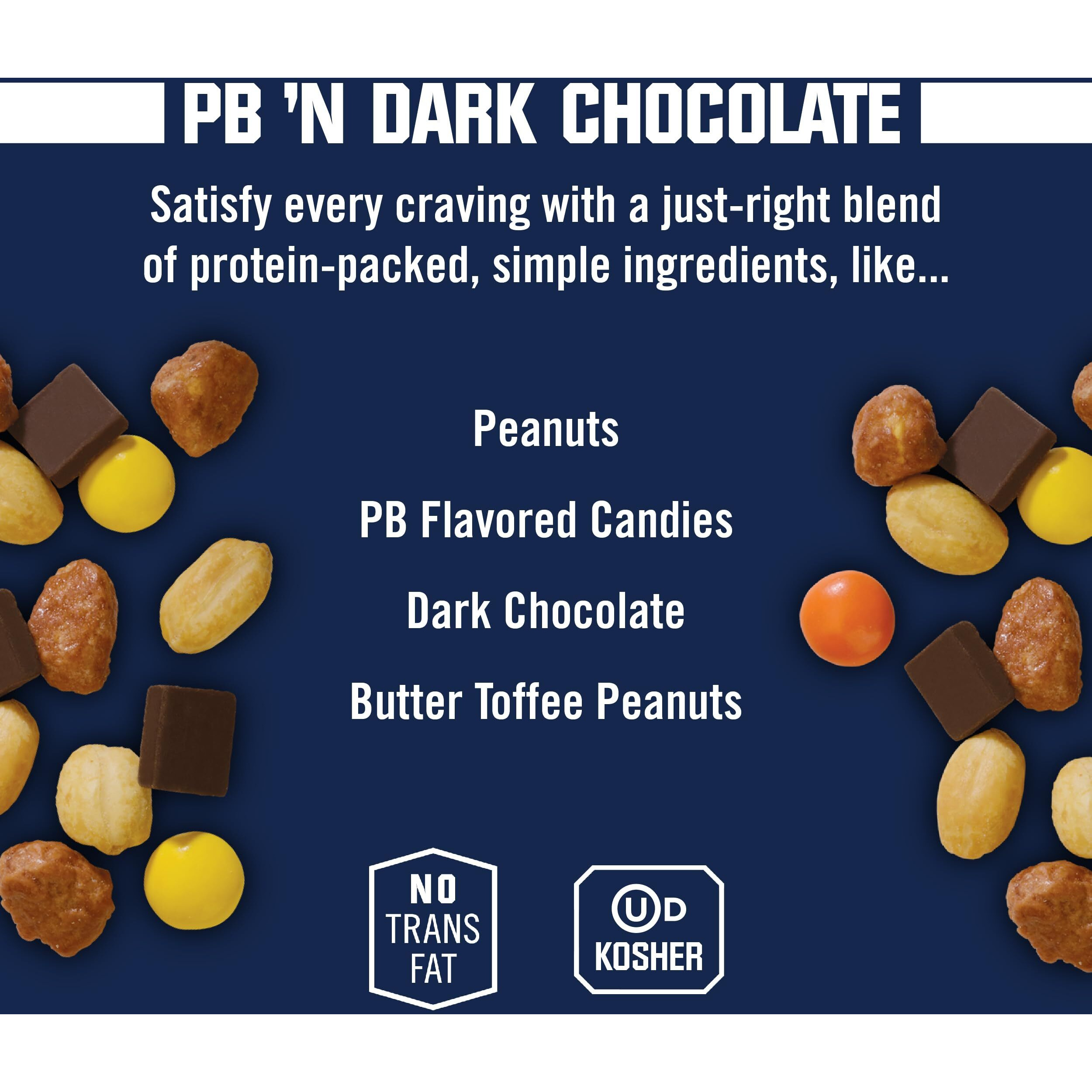 Kars Nuts Peanut Butter N Dark Chocolate Trail Mix - 5.5 Oz Snack Mix, Pack Of 12 - Gluten-Free Snack Mix