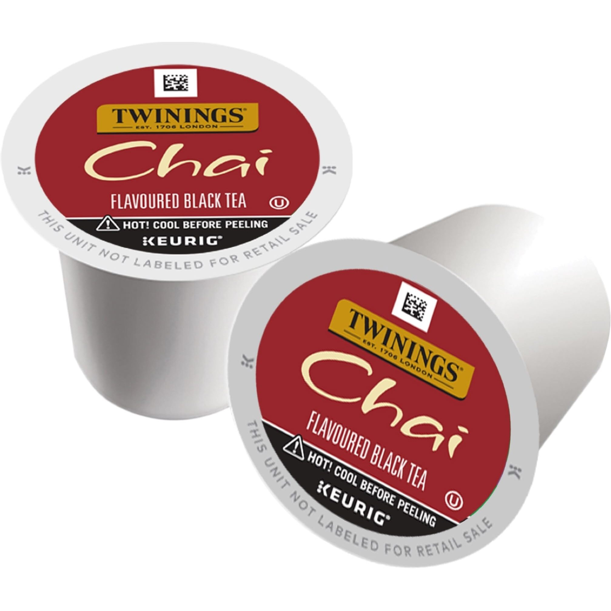Twinings Chai Black Tea K-Cup Pods For Keurig, 12 Count (Pack Of 6), Naturally Sweet, Savoury Spice Flavour, Caffeinated, Enjoy Hot Or Iced