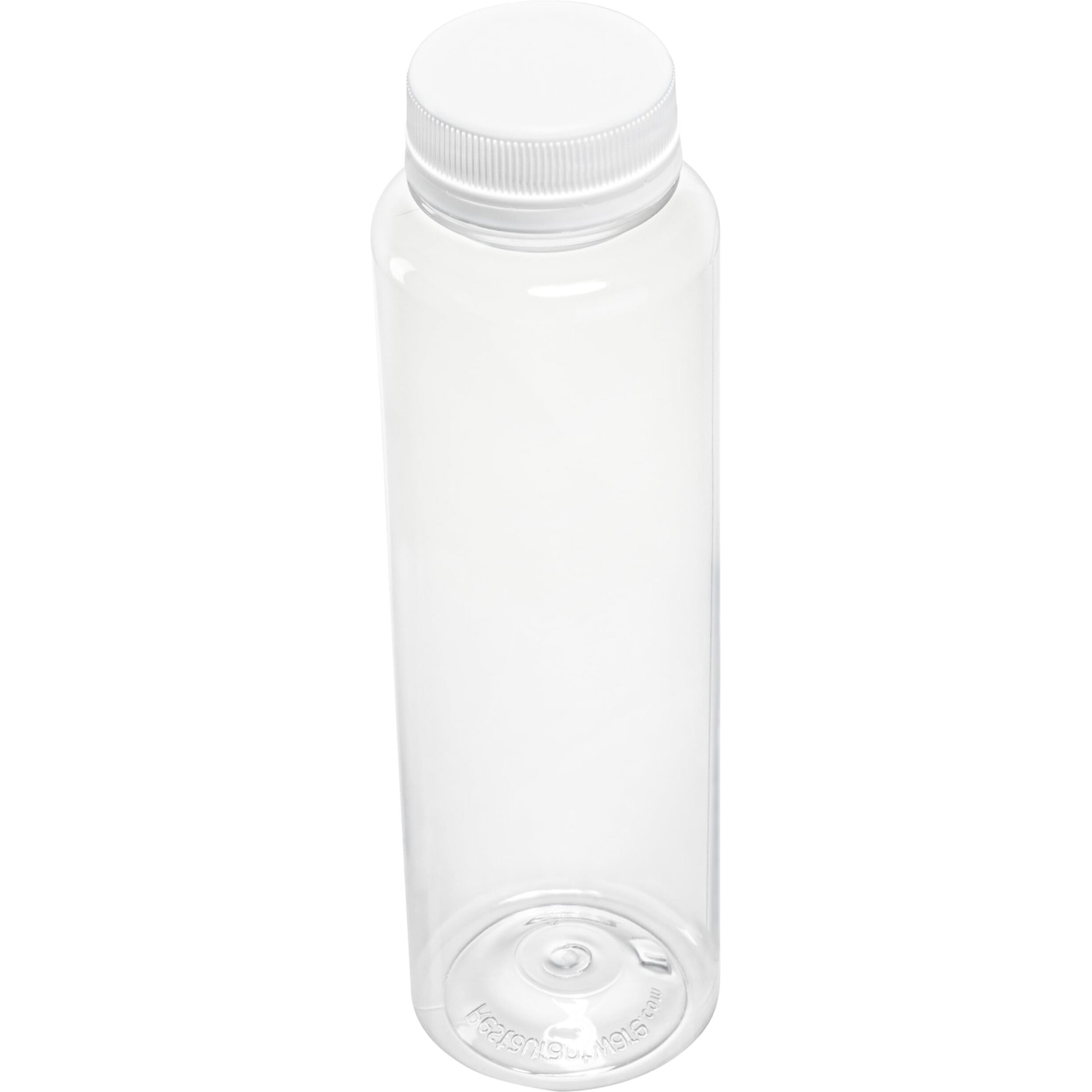 Restaurantware 12 Ounce Juice Bottles 100 Empty Plastic Bottles - Recyclable With Safety Cap Clear Plastic Juice Containers For Juicing For Milk Tea And Other Beverages