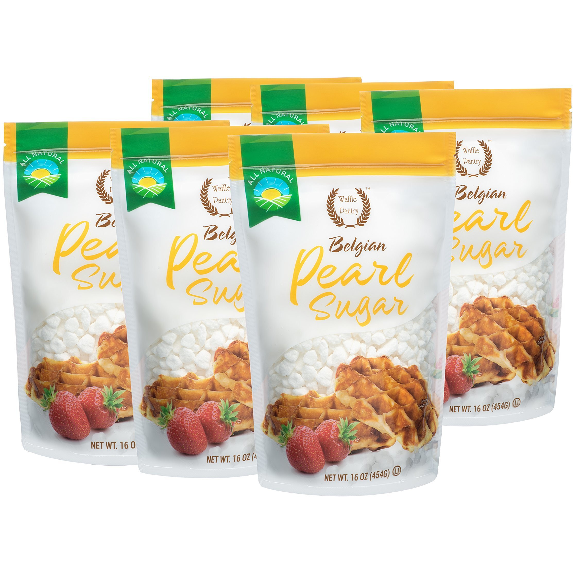 Waffle Pantry Belgian Pearl Sugar, 16 Oz (Pack Of 6)