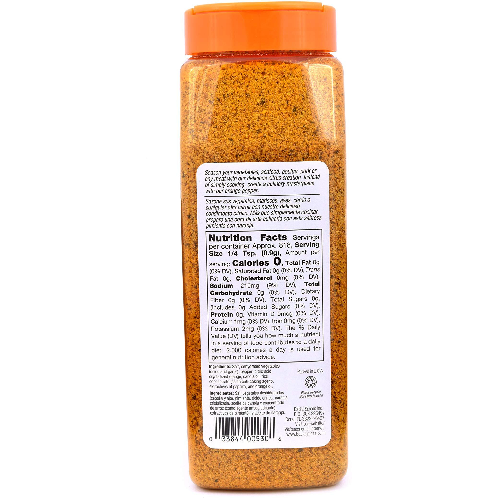 Badia Orange Pepper, 26 Oz