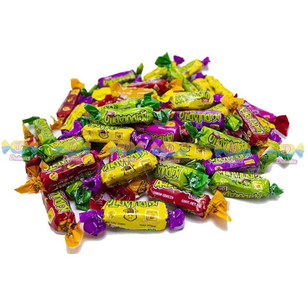 De La Rosa - Caramelos Suaves Acidulados Con Chile Mexican Candy 100 Pcs 500G