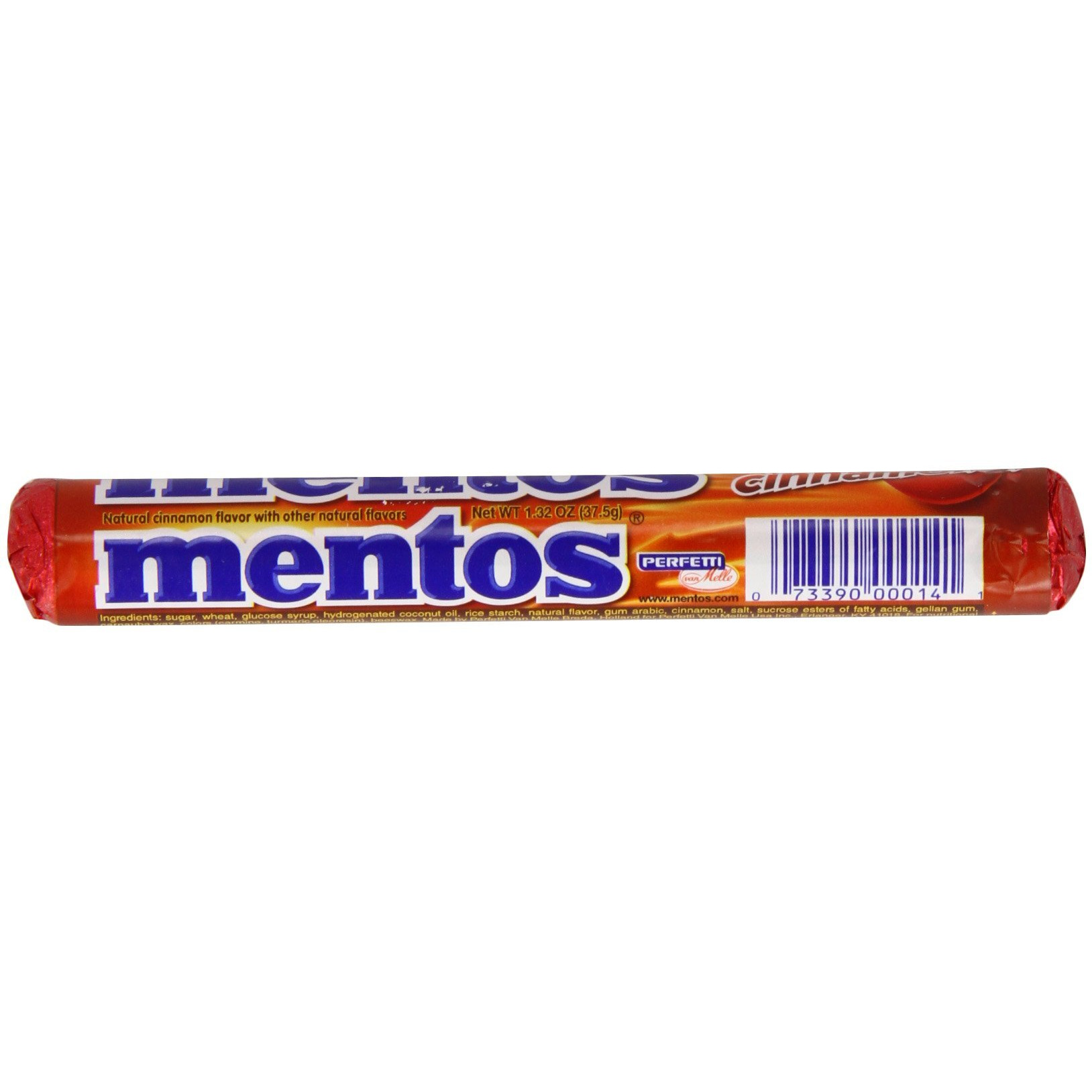 Mentos Cinnamon Candy, 1.32-Ounce Rolls (Pack Of 30)