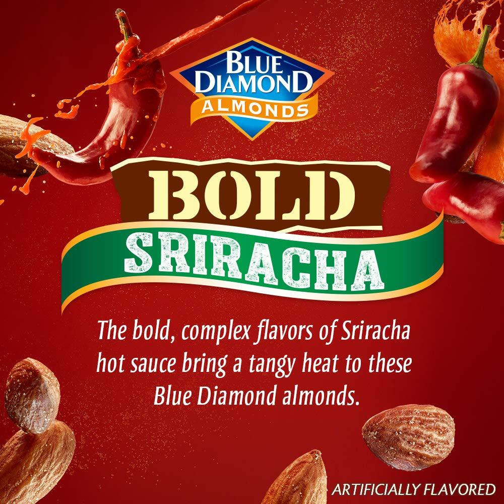 Blue Diamond Almonds, Raw Whole Natural, 6 Ounce, Pack Of 12