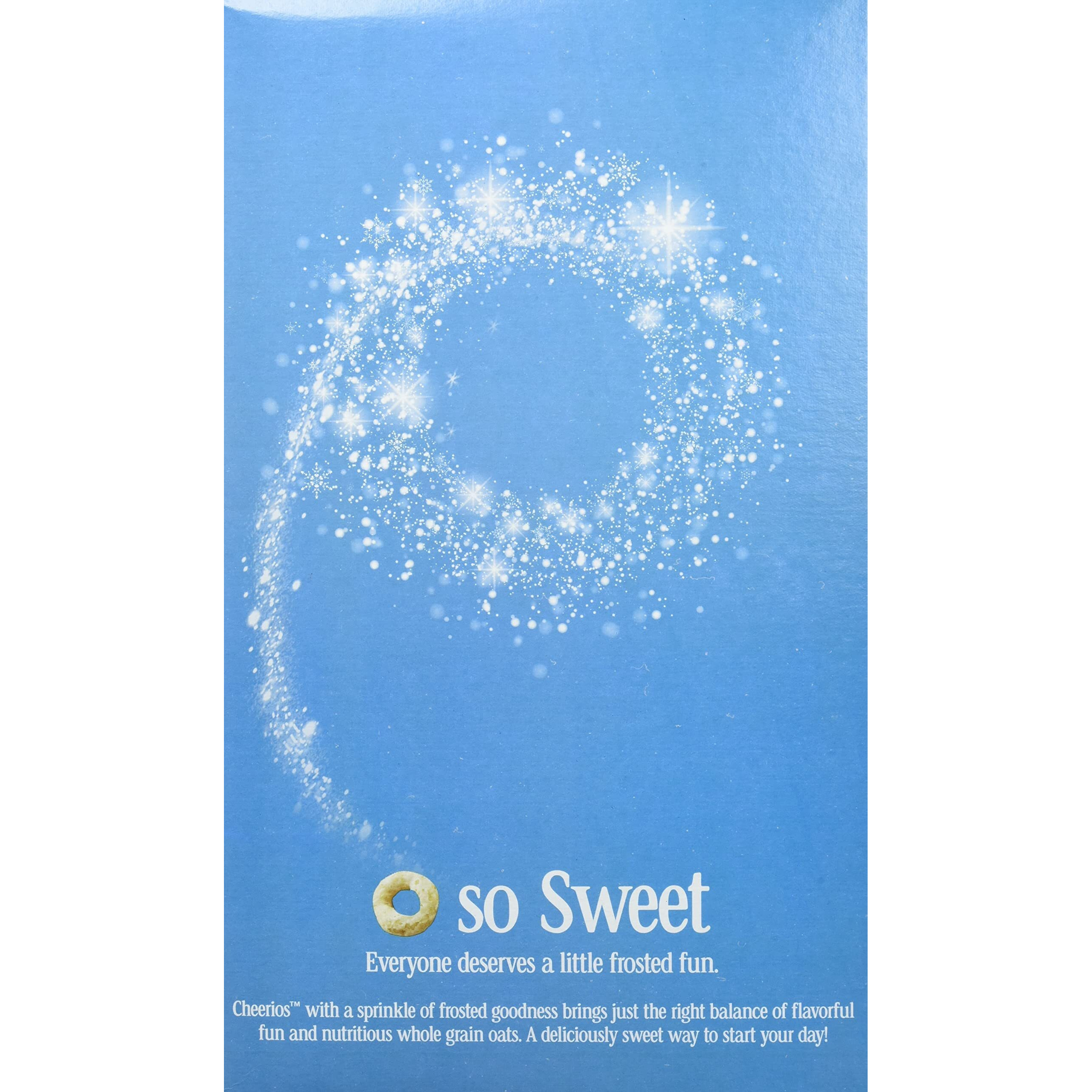 Cheerios Frosted Breakfast Cereal With Oats, Gluten Free, 18.4 Oz (Pack Of 7)