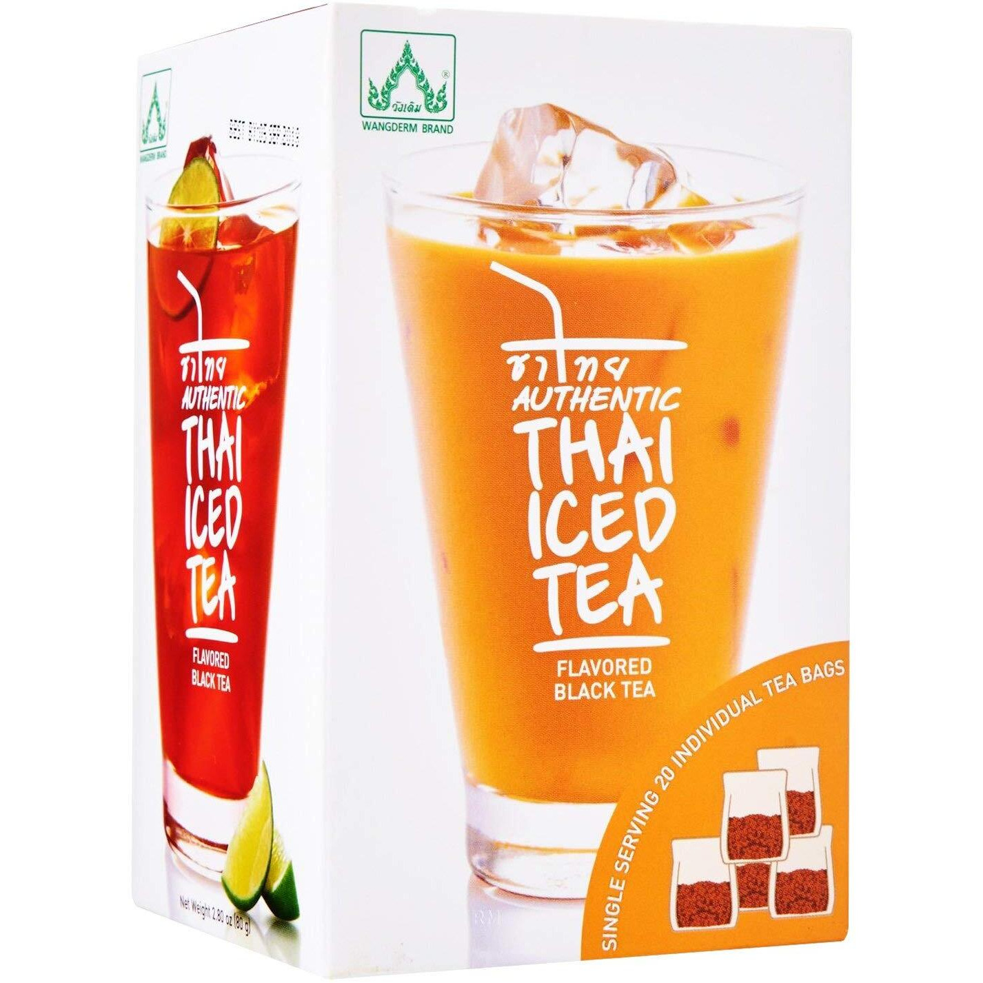 Authentic Thai Iced Tea Flavored Black Tea,23 Tea Bags