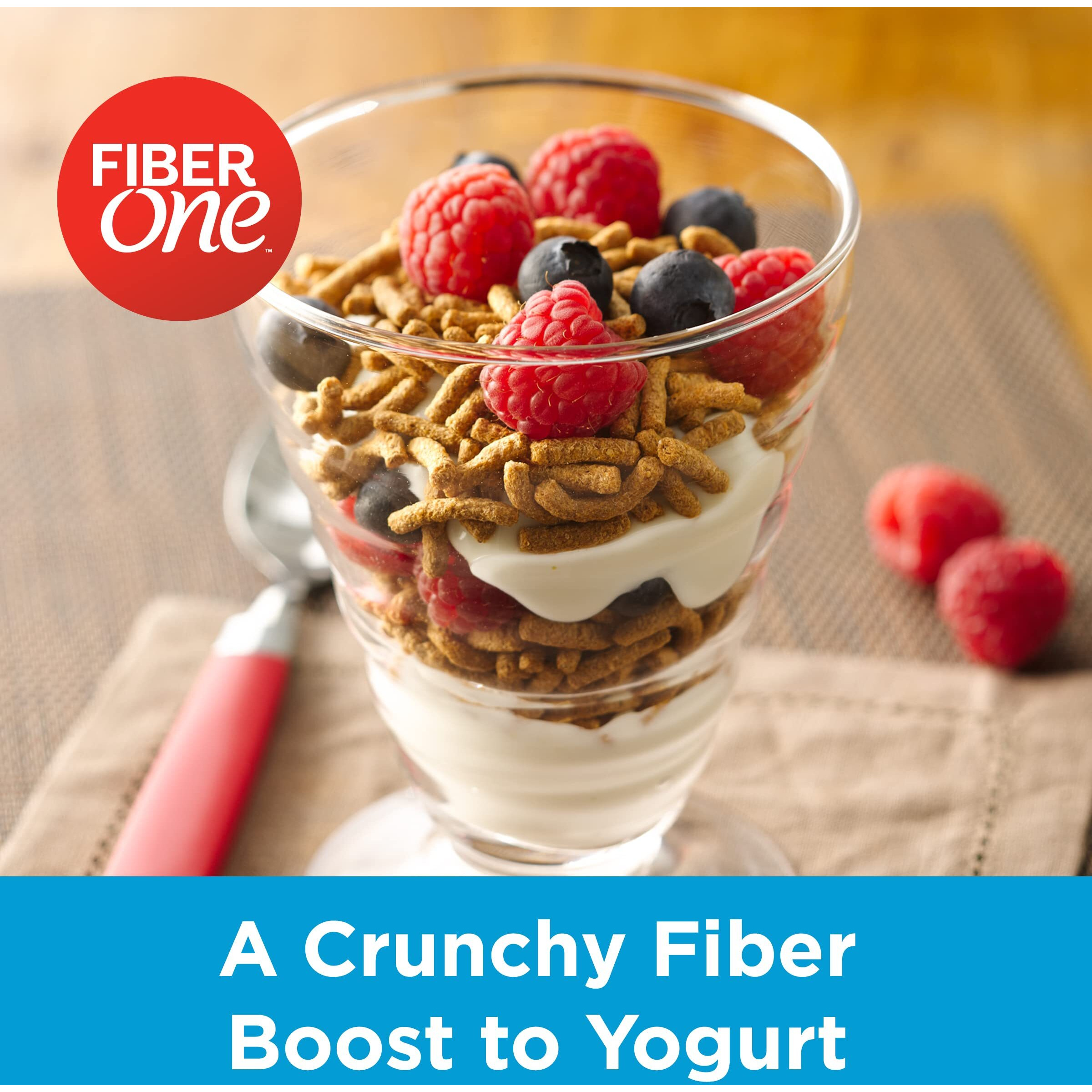 Fiber One Breakfast Cereal, Original Bran, 19.6 Oz (Pack Of 6)