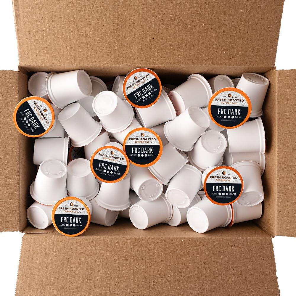 Fresh Roasted Coffee, Frc Dark Roast Blend, Kosher, K-Cup Compatible, 96 Pods