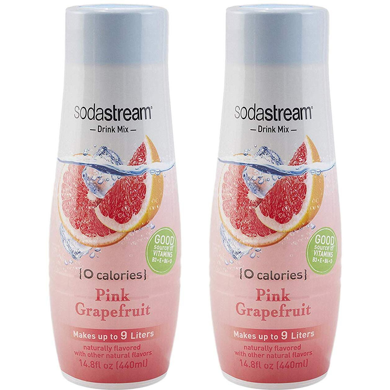 Sodastream Pink Grapefruit Zero Calorie, 14.8 Fl Oz (Pack Of 2)