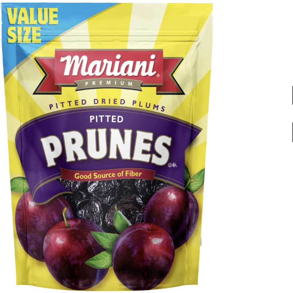 Mariani | Pitted Prunes | Dried Fruit | Healthy, Vegan, Gluten Free Snack For Kids & Adults | No Sugar Added | 32 Ounces (Pack Of 1) - Resealable Bag
