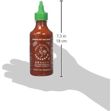 Huy Fong, Sriracha Hot Chili Sauce, 9 Ounce Bottle (10 Pack)
