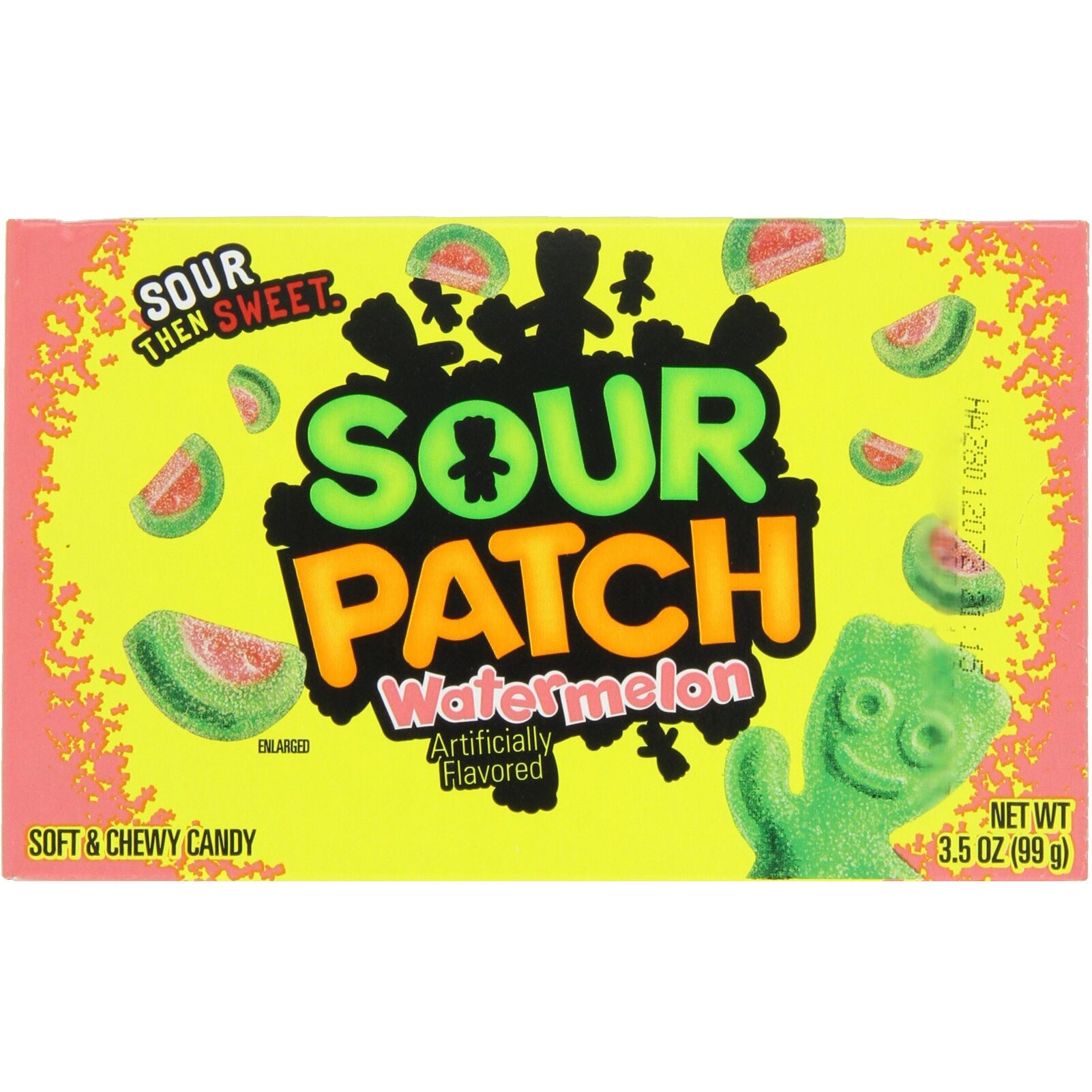 Sour Patch Kids Candy Watermelon, 3.5-Ounce Box(Pack Of 12)(Packaging May Vary)