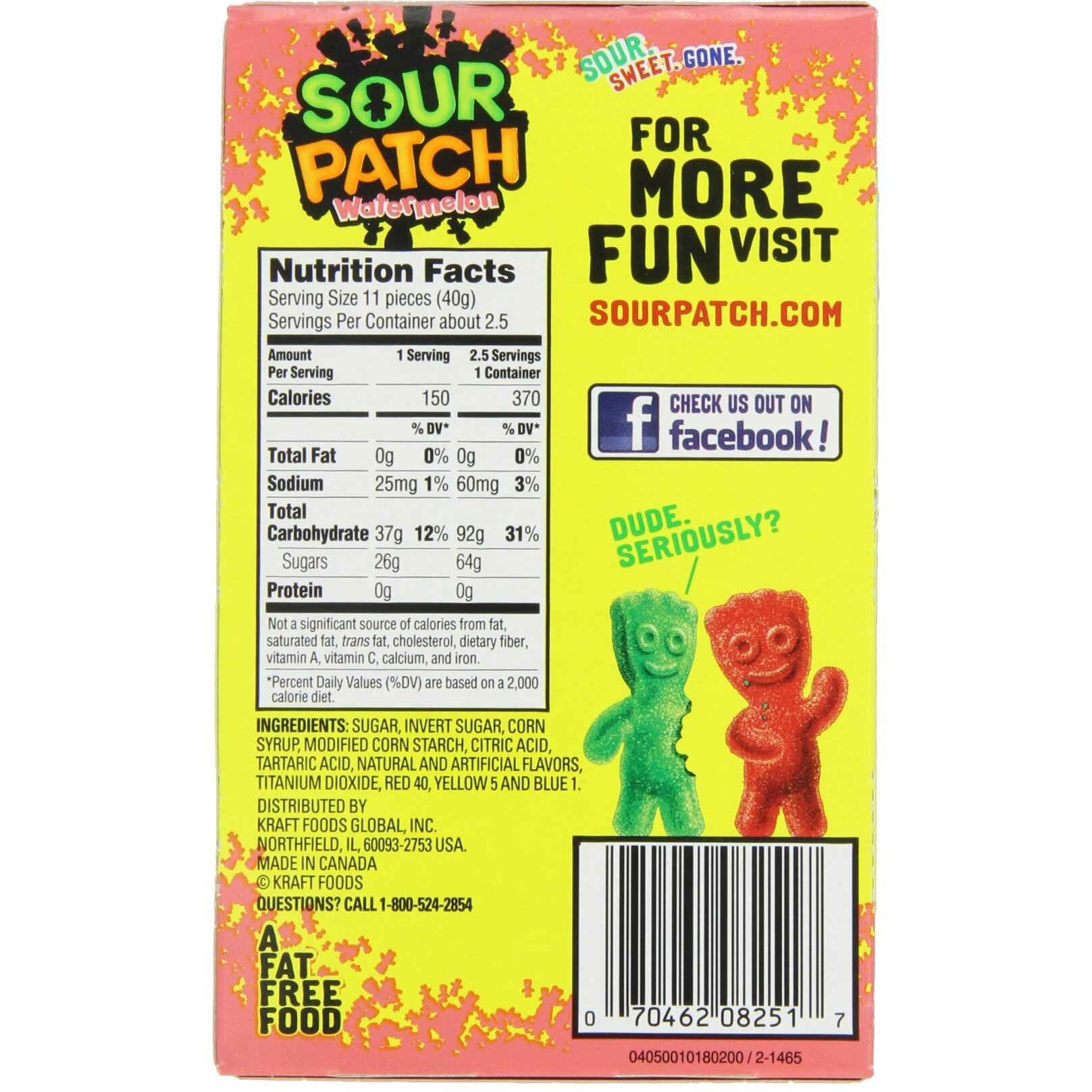 Sour Patch Kids Candy Watermelon, 3.5-Ounce Box(Pack Of 12)(Packaging May Vary)
